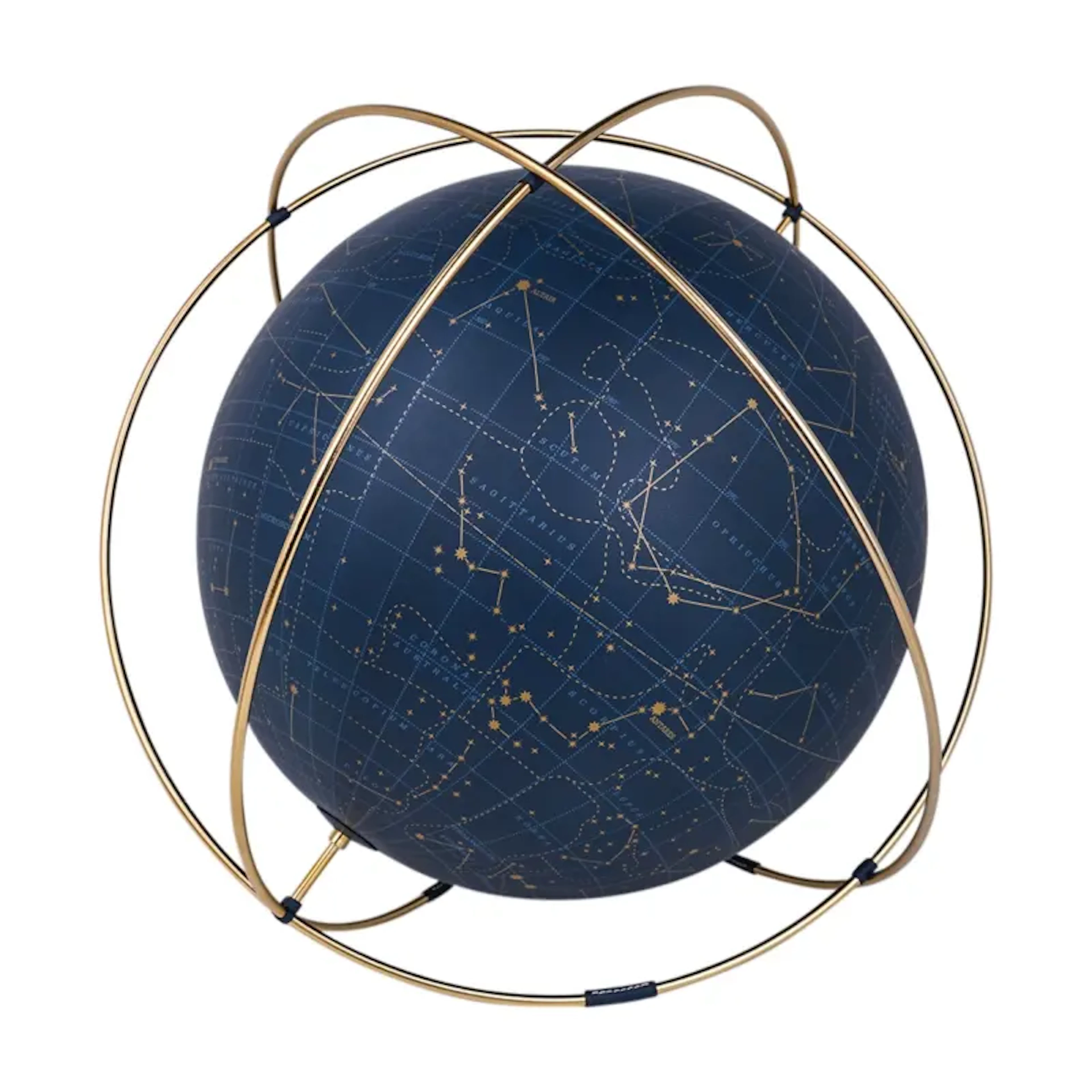Hermes Apollo 24 Celestial Globe Blue de Prusse