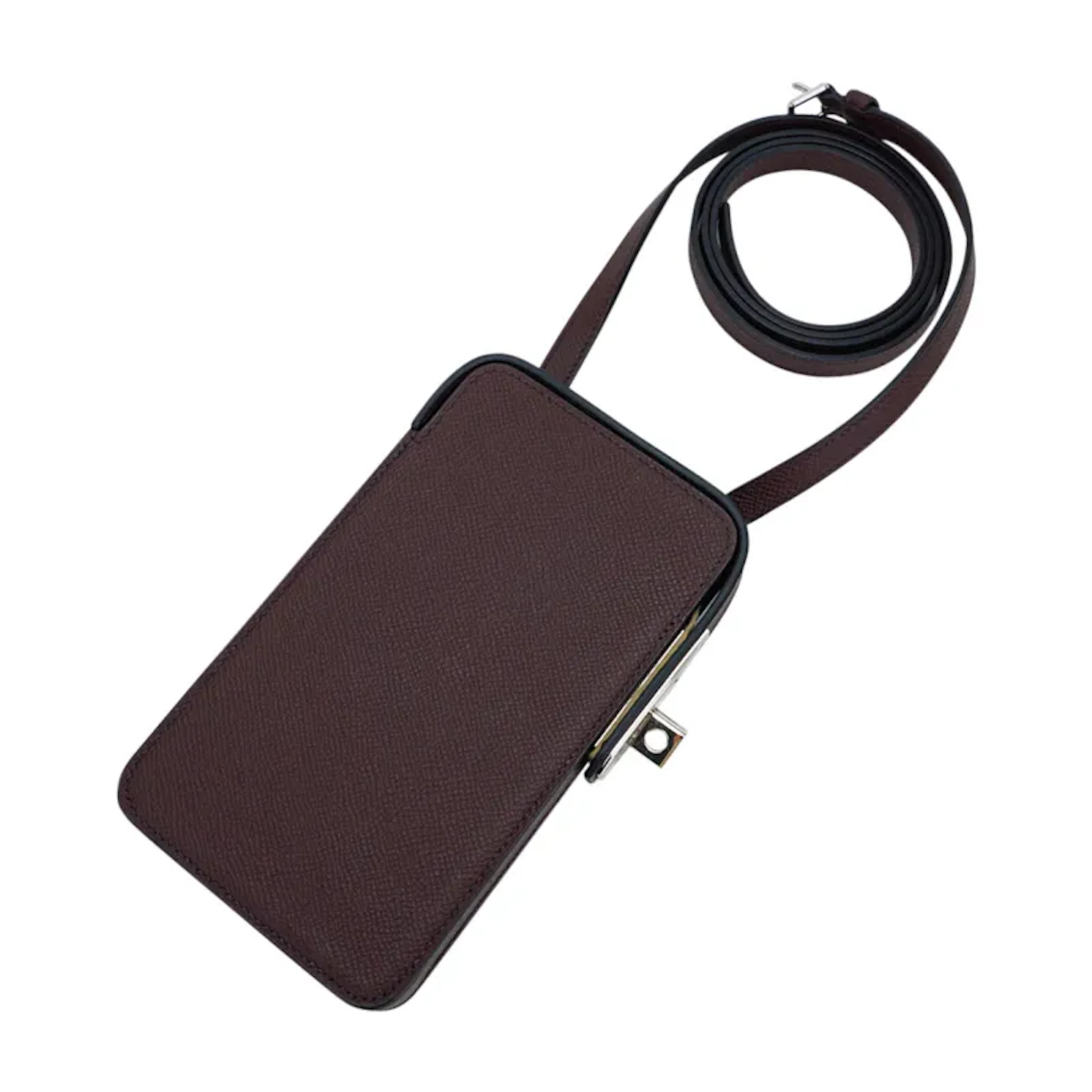 Hermes Limited Edition Hac A Box Phone Case Rouge Sellier Epsom Leather