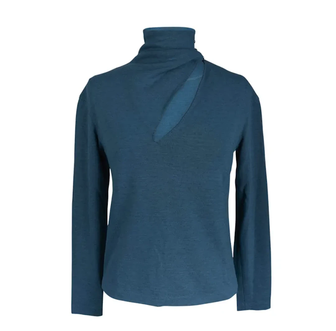 Louis Vuitton Top Teal Front Keyhole 36
