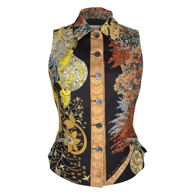 Hermes Vintage Les Legendes De L’Arbre Vest 38
