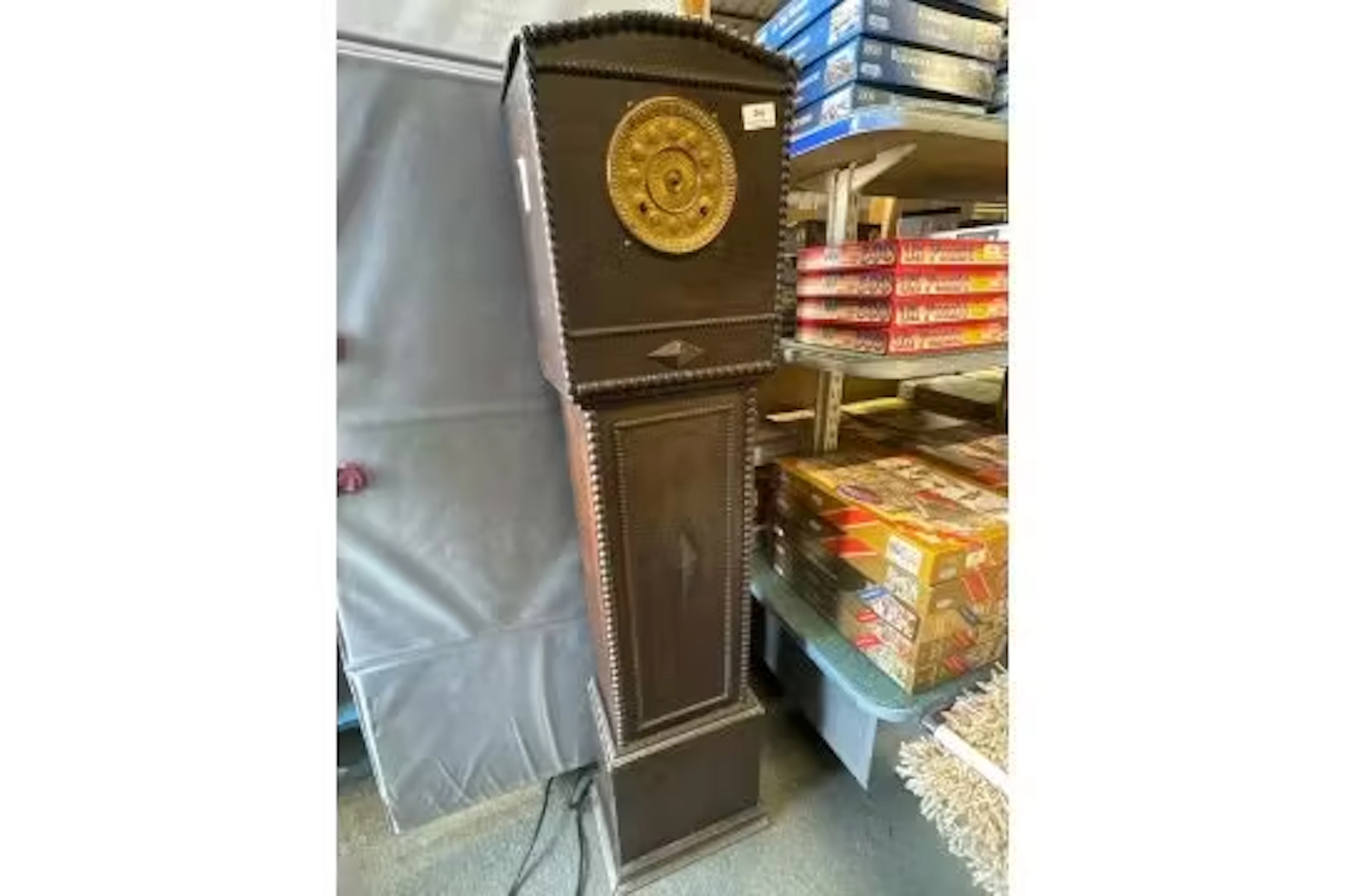 Freestanding grandfather clock (A/F)