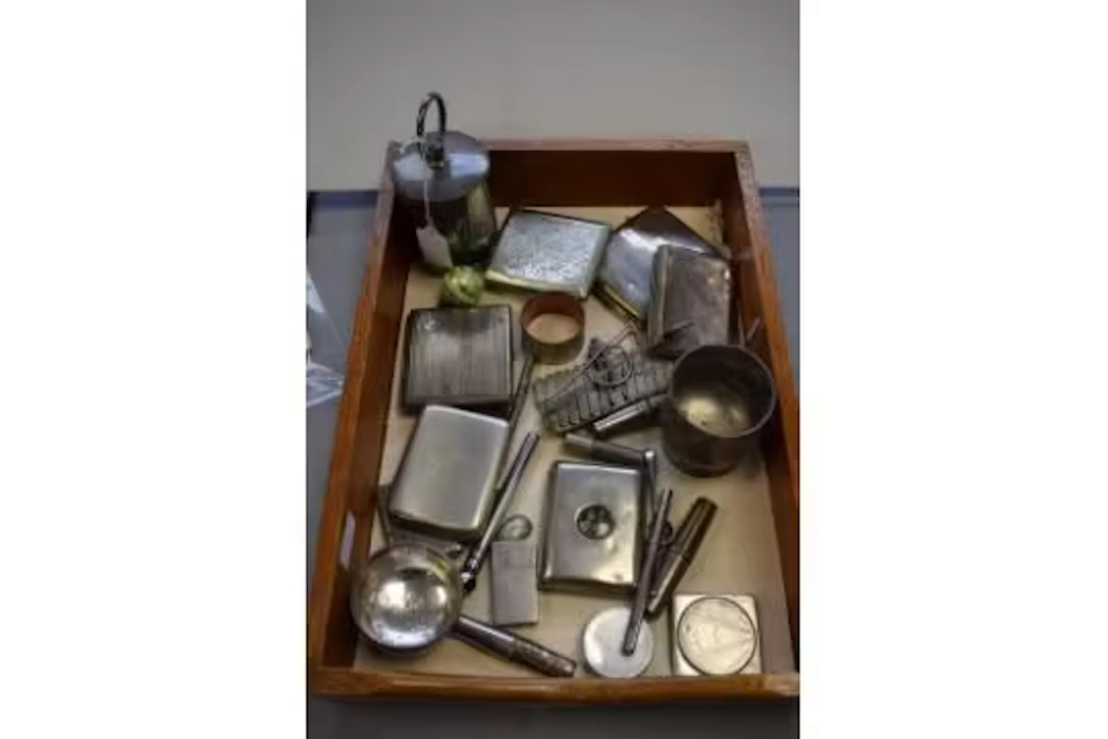Vintage Collectibles Including Cigarette Cases, Corkscrews, etc.