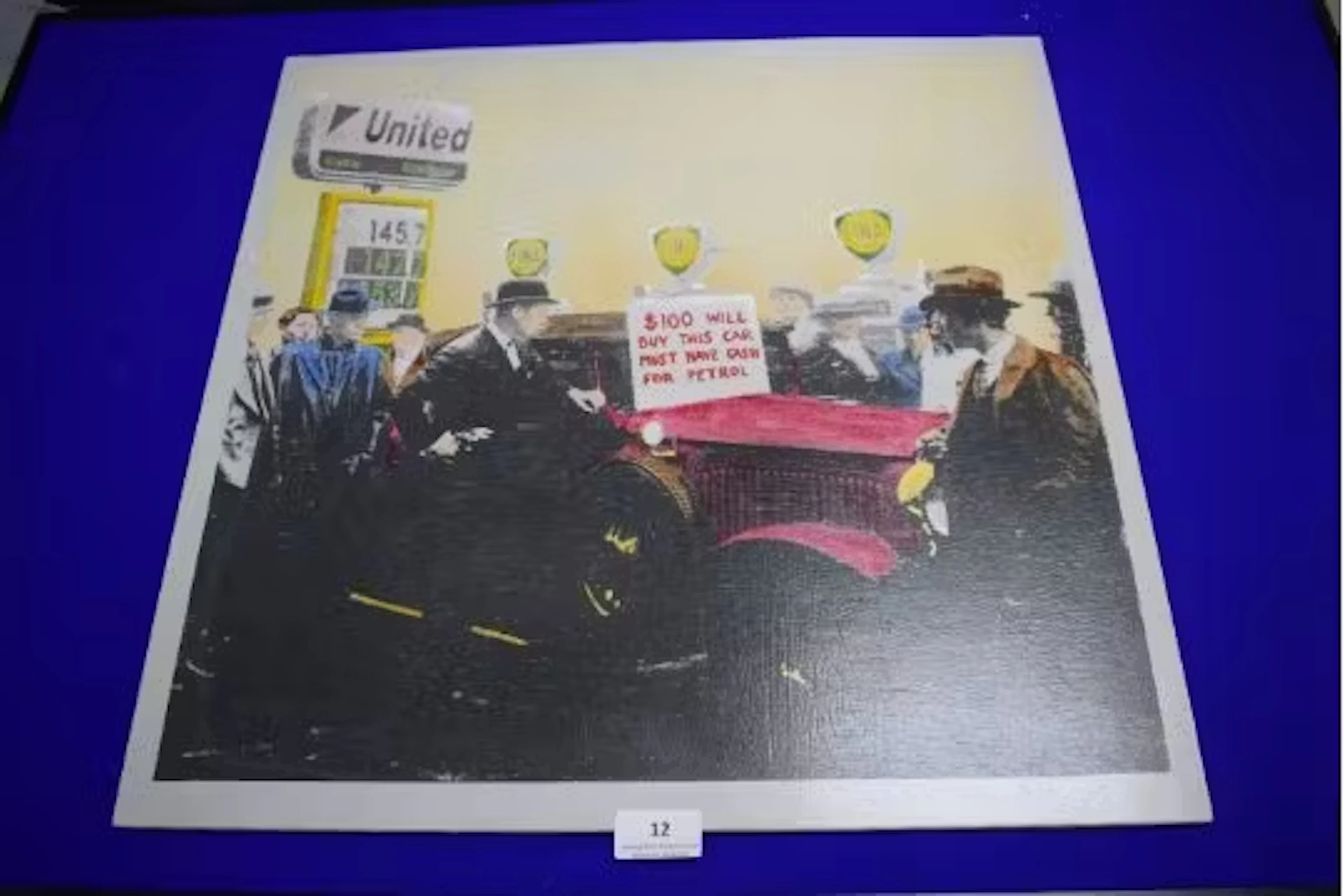Screenprint by Static '100 Dollars will buy this c