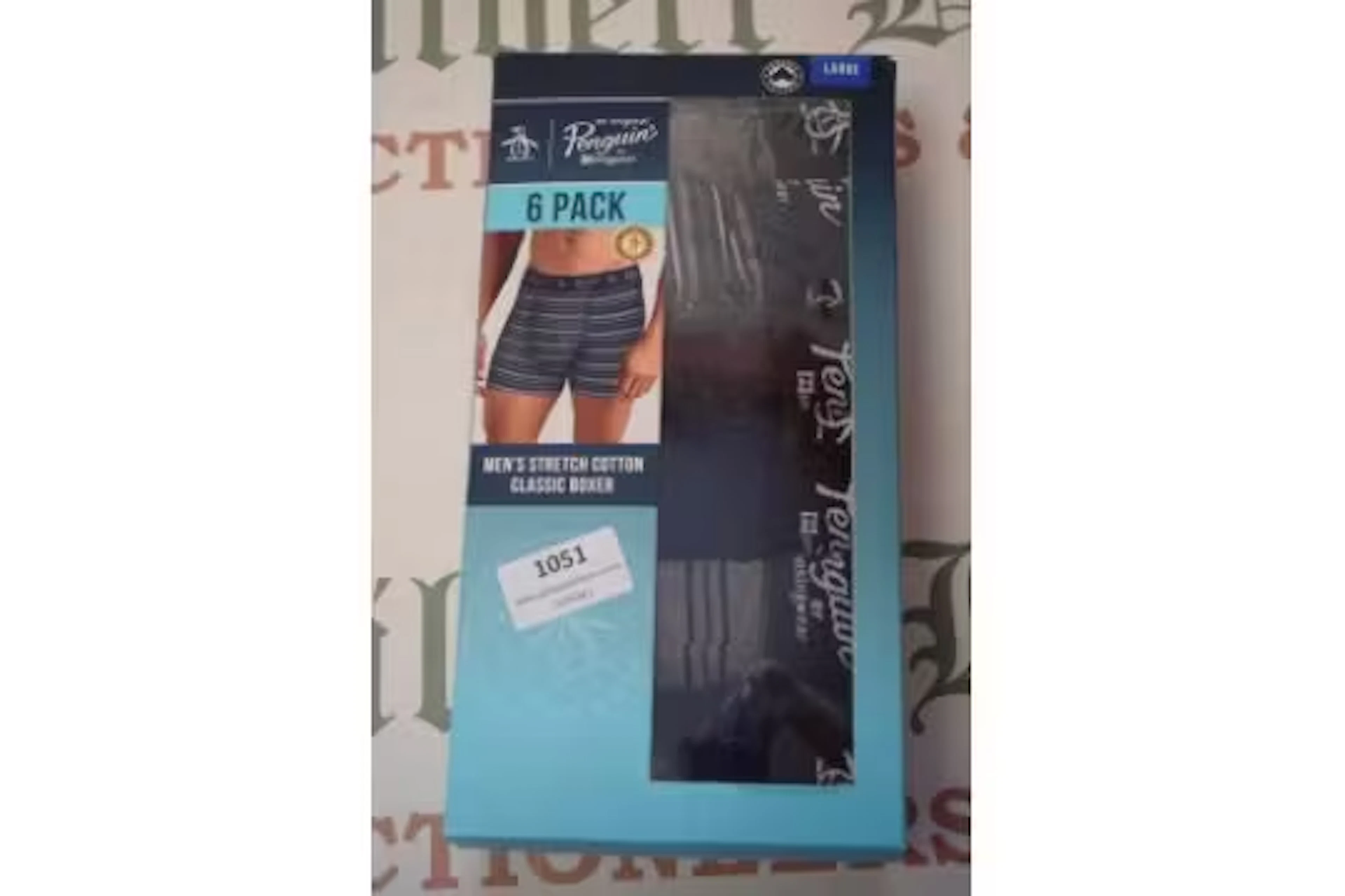 *Penguin Men’s Boxers 6pk Size: L