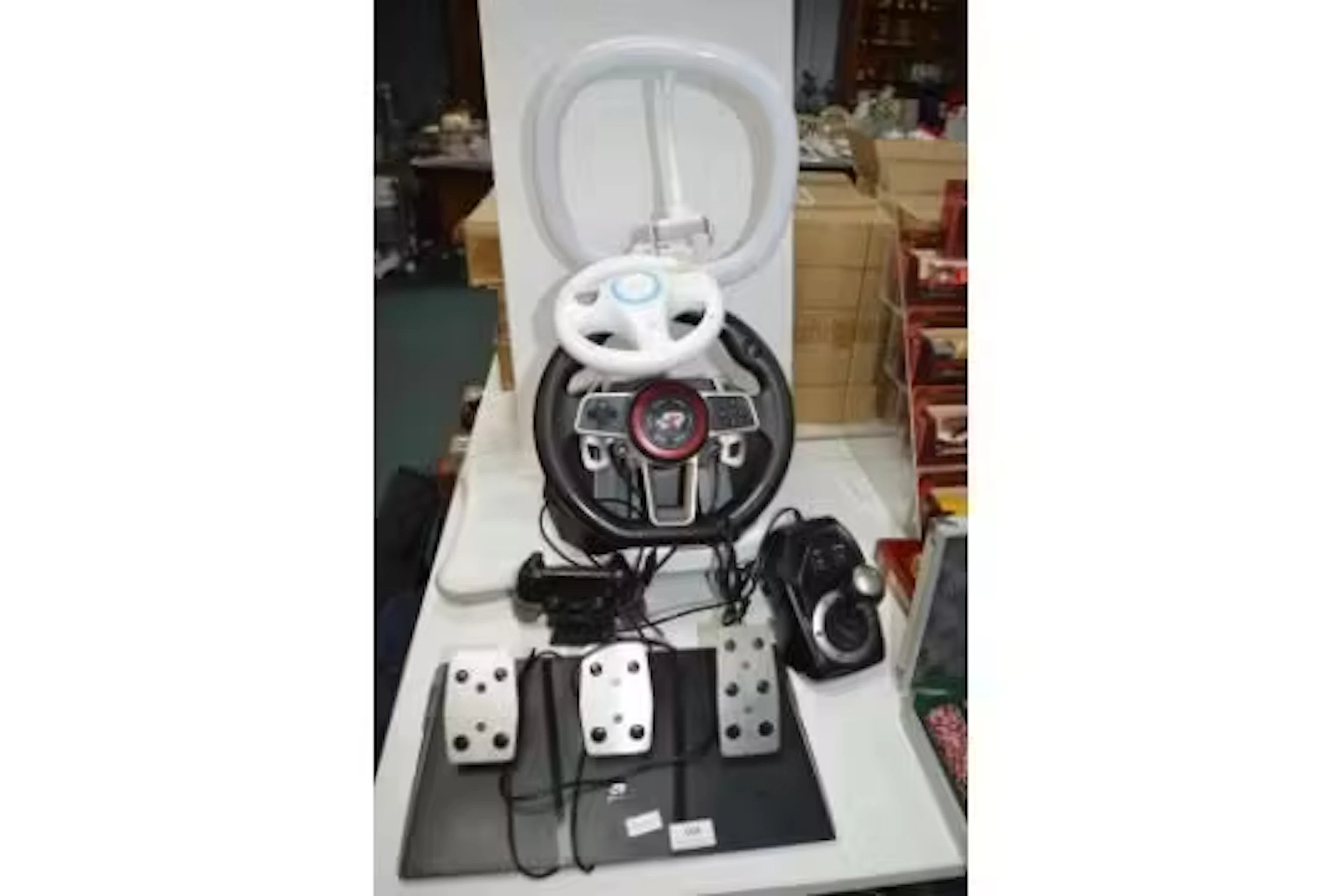 Elite 3 Gaming Wheel, Wii Fit Board and Wheel