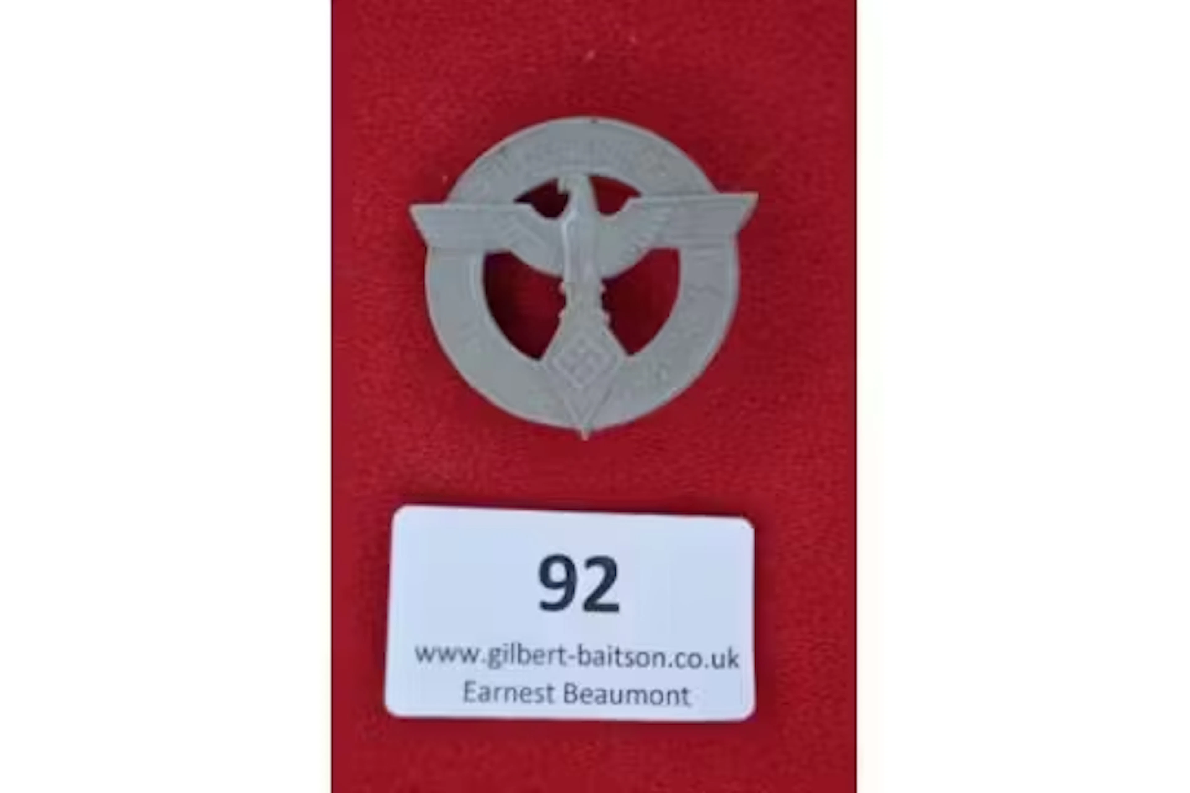 A German Third Reich Youth Day Badge, alloy circular issue for Zeltlager