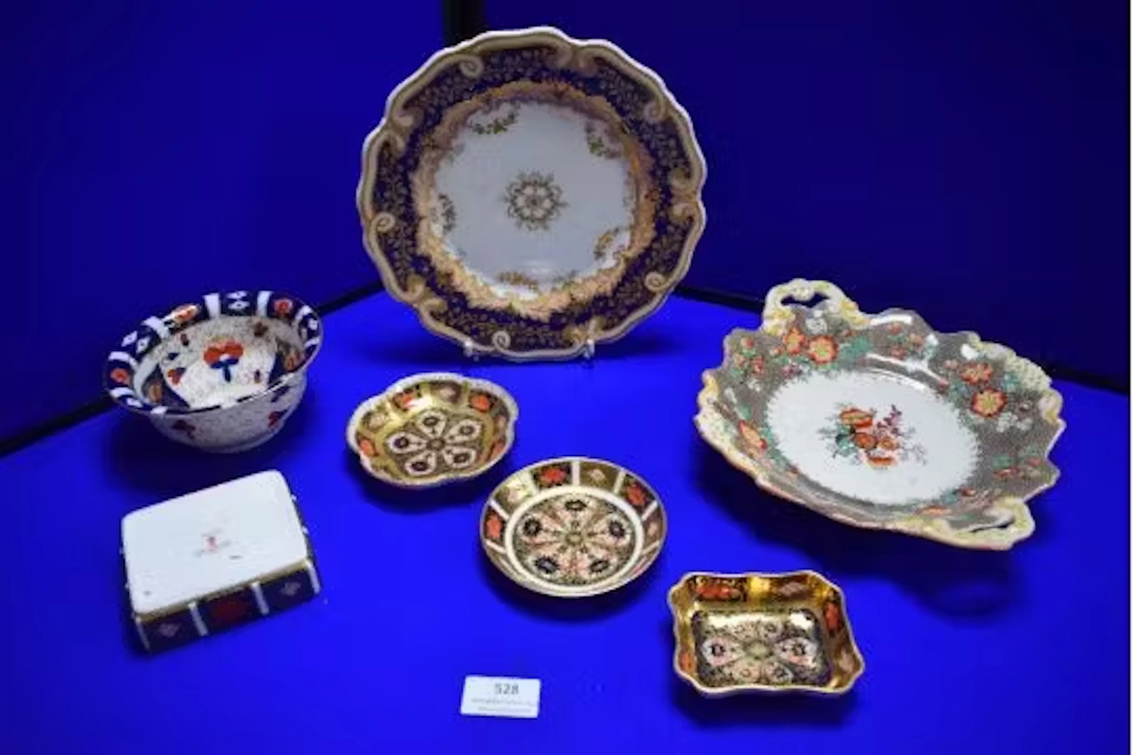 Pottery Dishes and Plates Including Royal Crown Derby and Royal Worcester, etc.