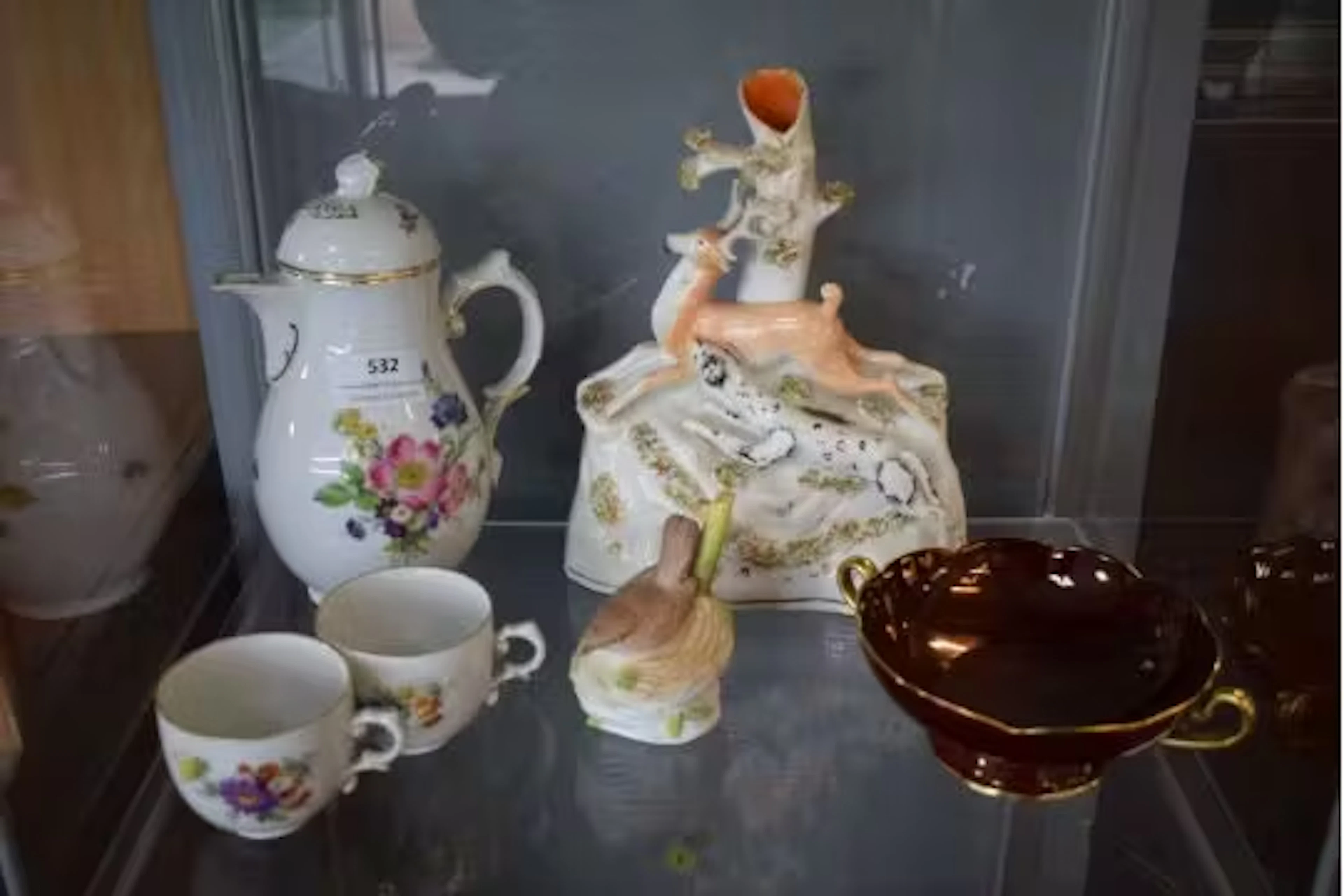 Assorted Pottery Including Carlton Ware, and a Staffordshire Flatback