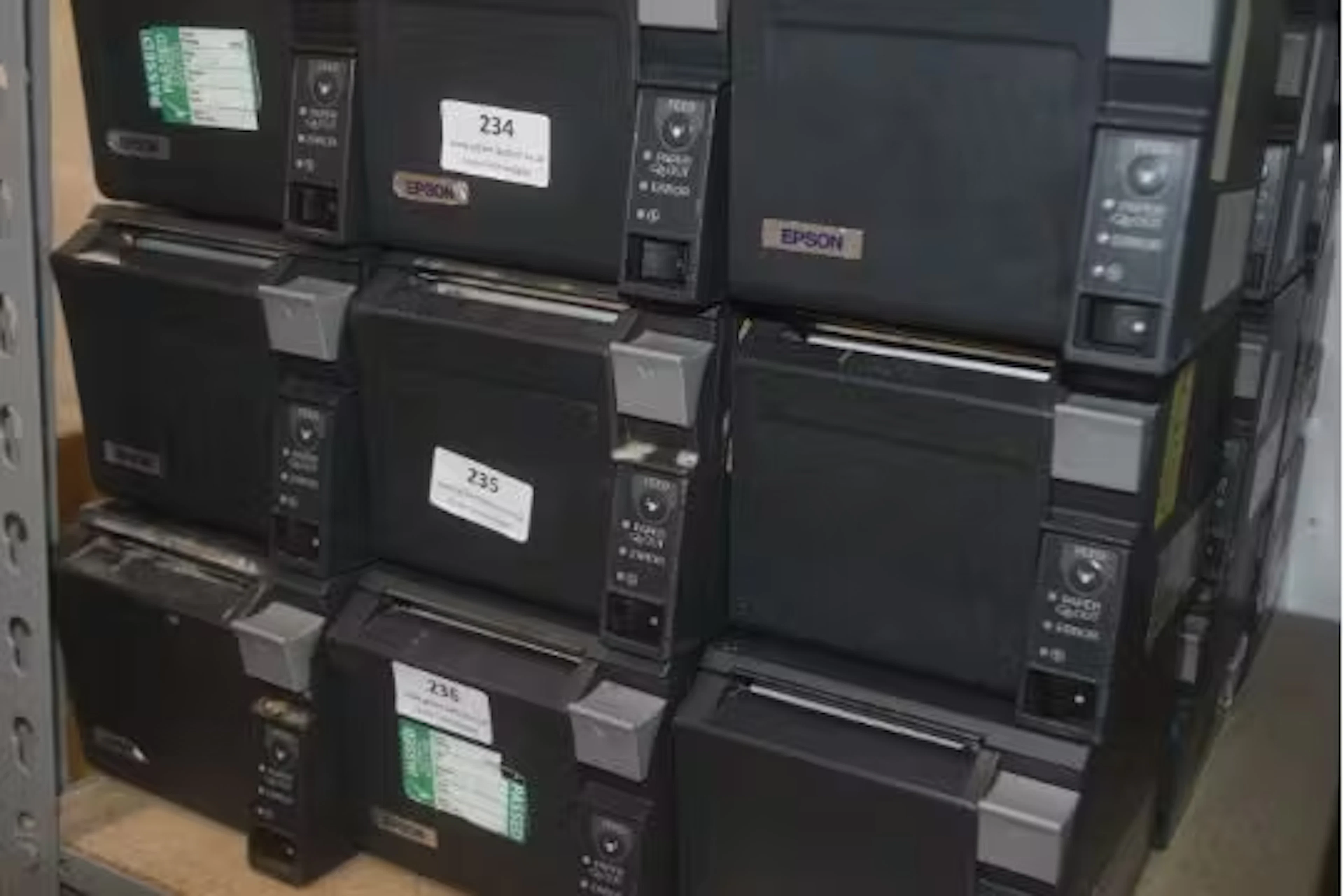 *Three tested Epsom Model M225A Thermal printers