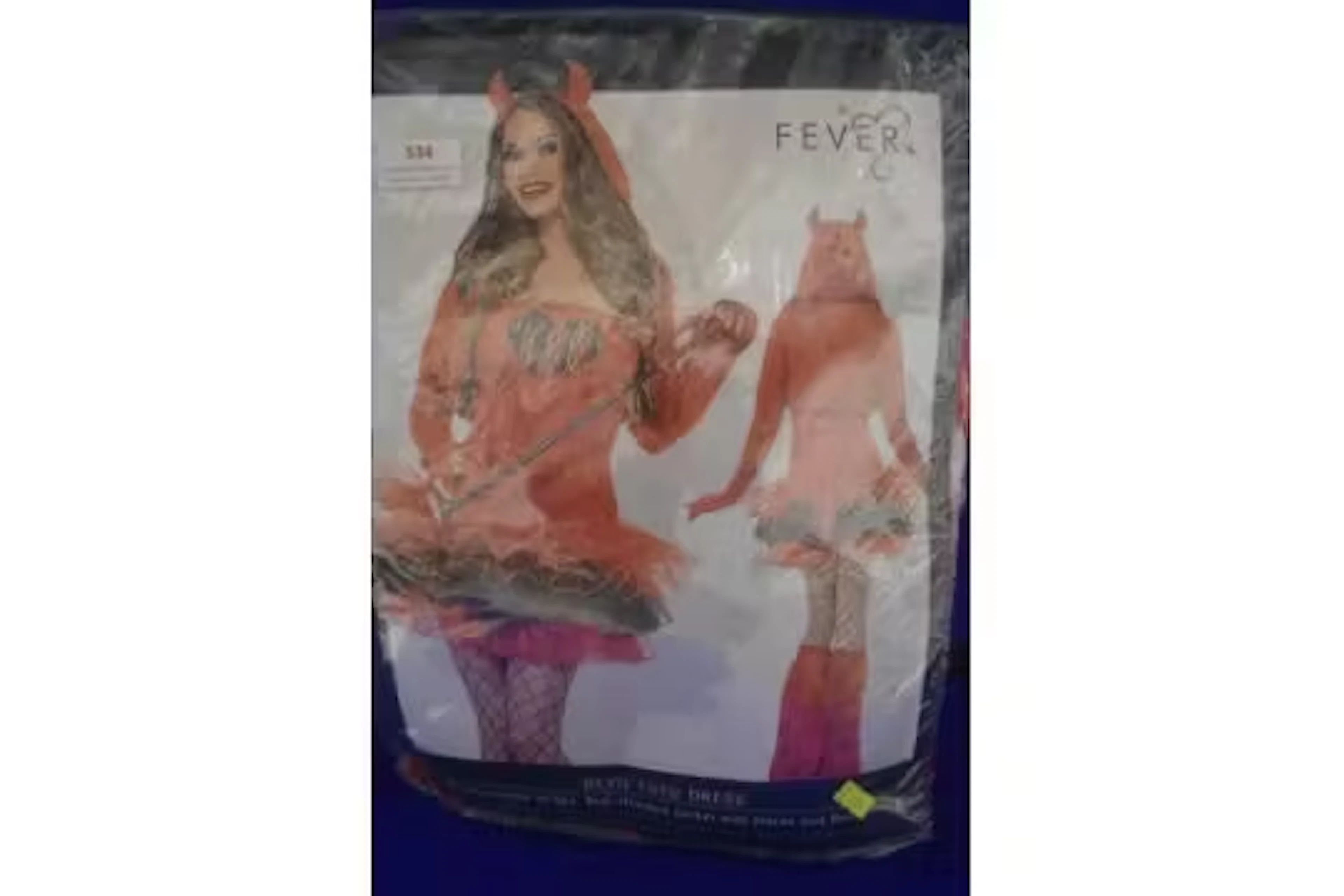 Fever Devil Tutu Dress Size: L/16-18