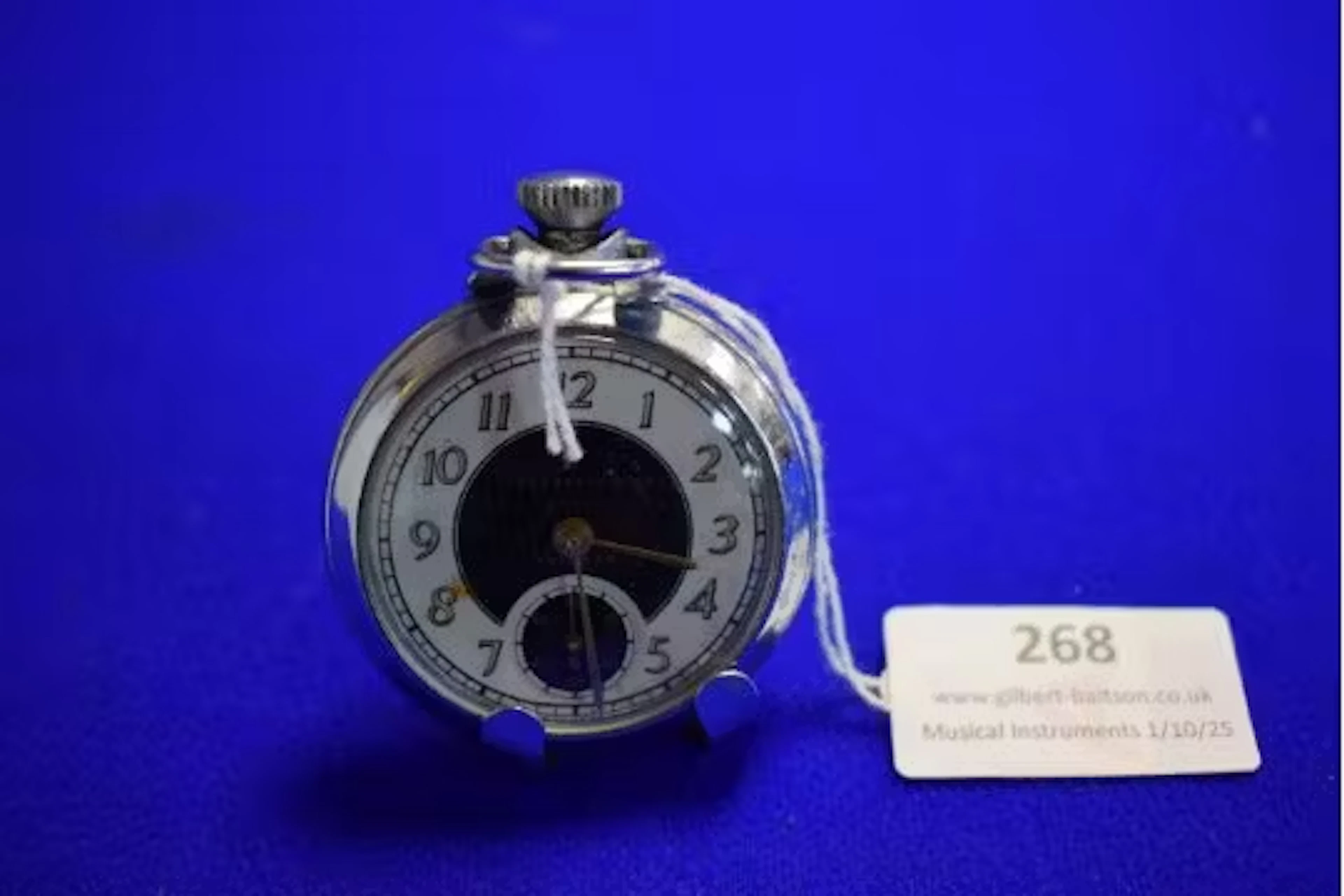 Triumph Motorbike Mounted Pocket Watch Manufactured by Ingersol Limited
