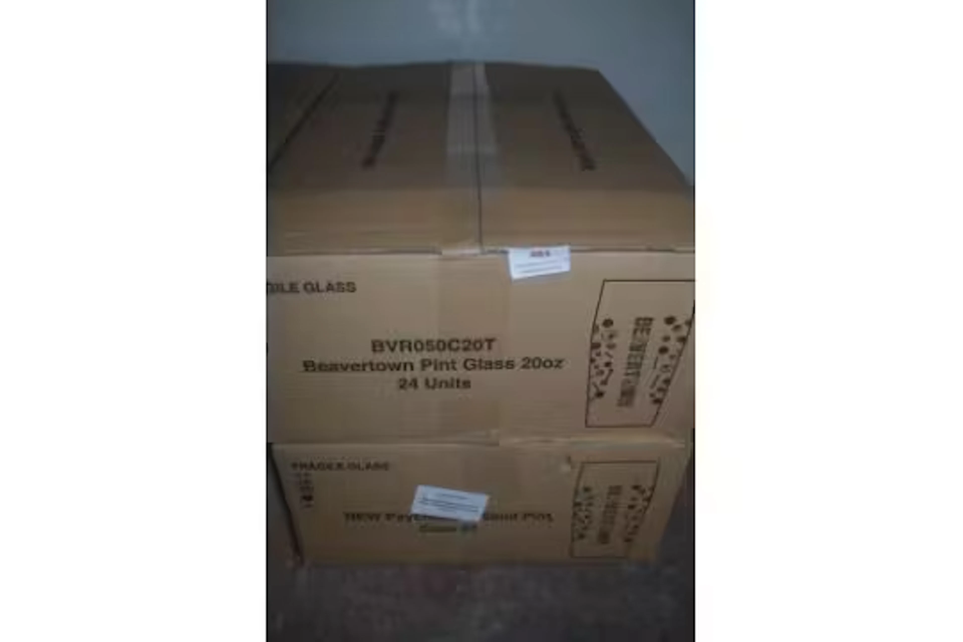 *2x Boxes of 24 New Psychedelic Skull Print Fever Town Glasses