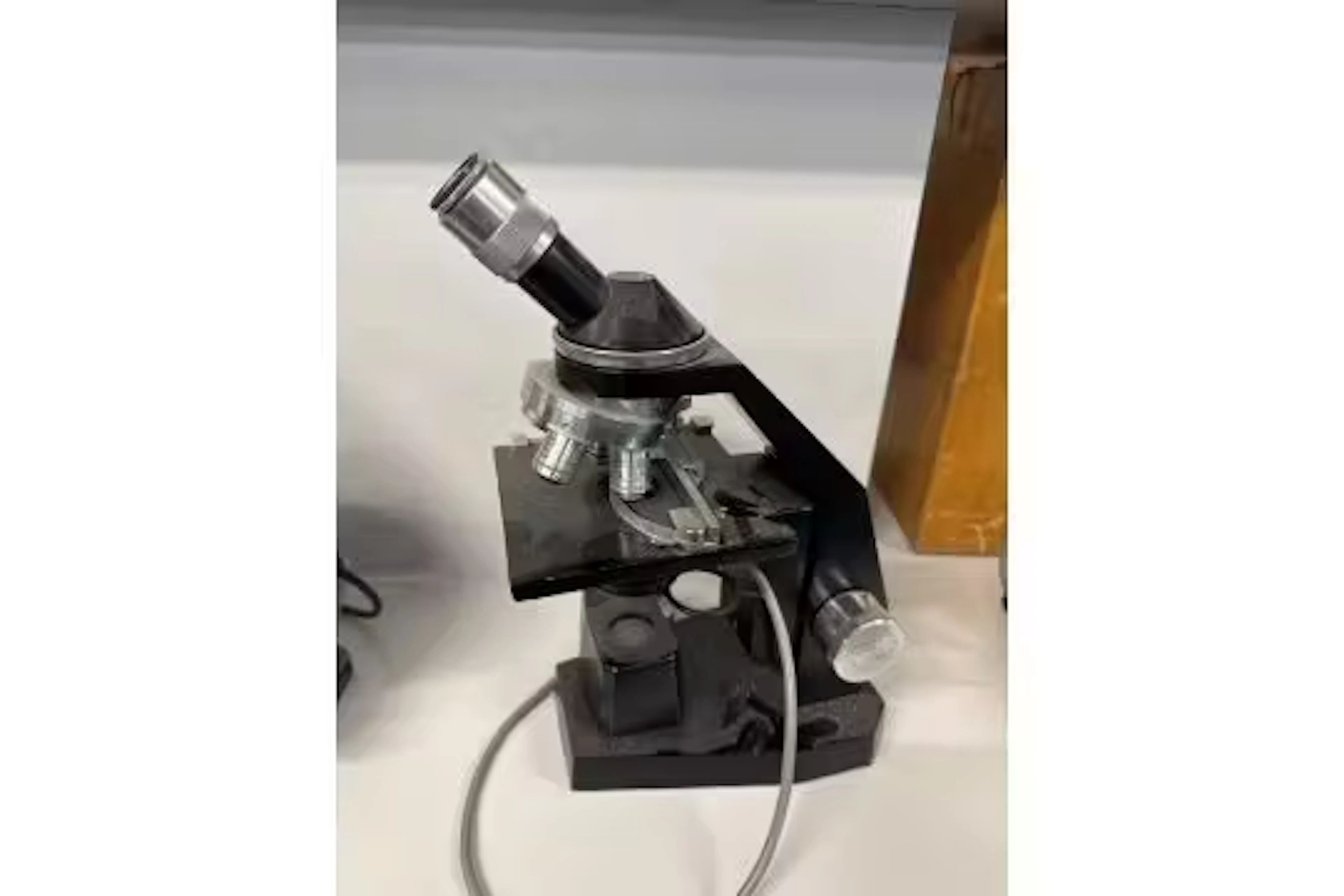 Vintage Gillett & Sibert I0772 Monocular Microscope