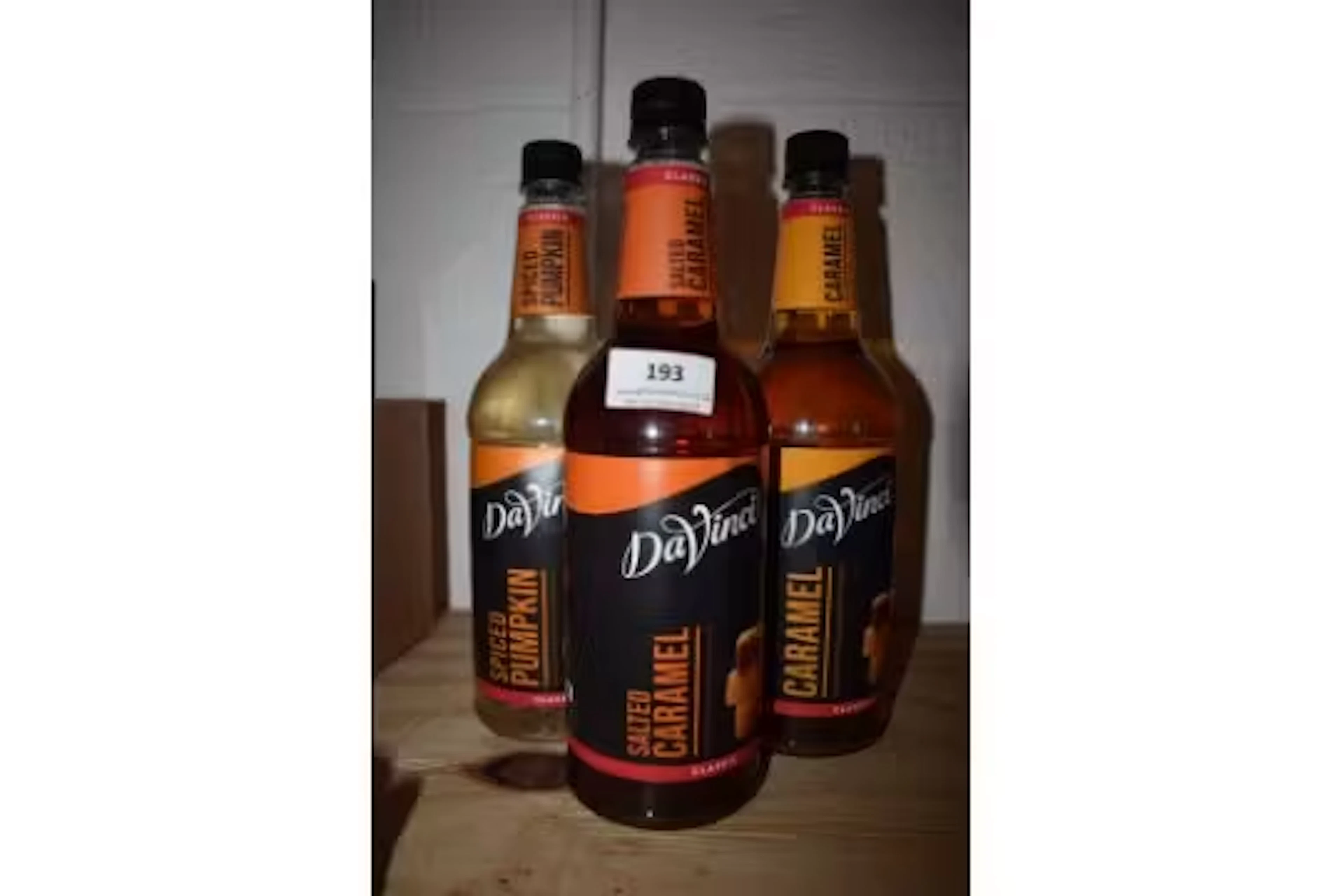 * Three Da Vinci Salted caramel, caramel and pumpk