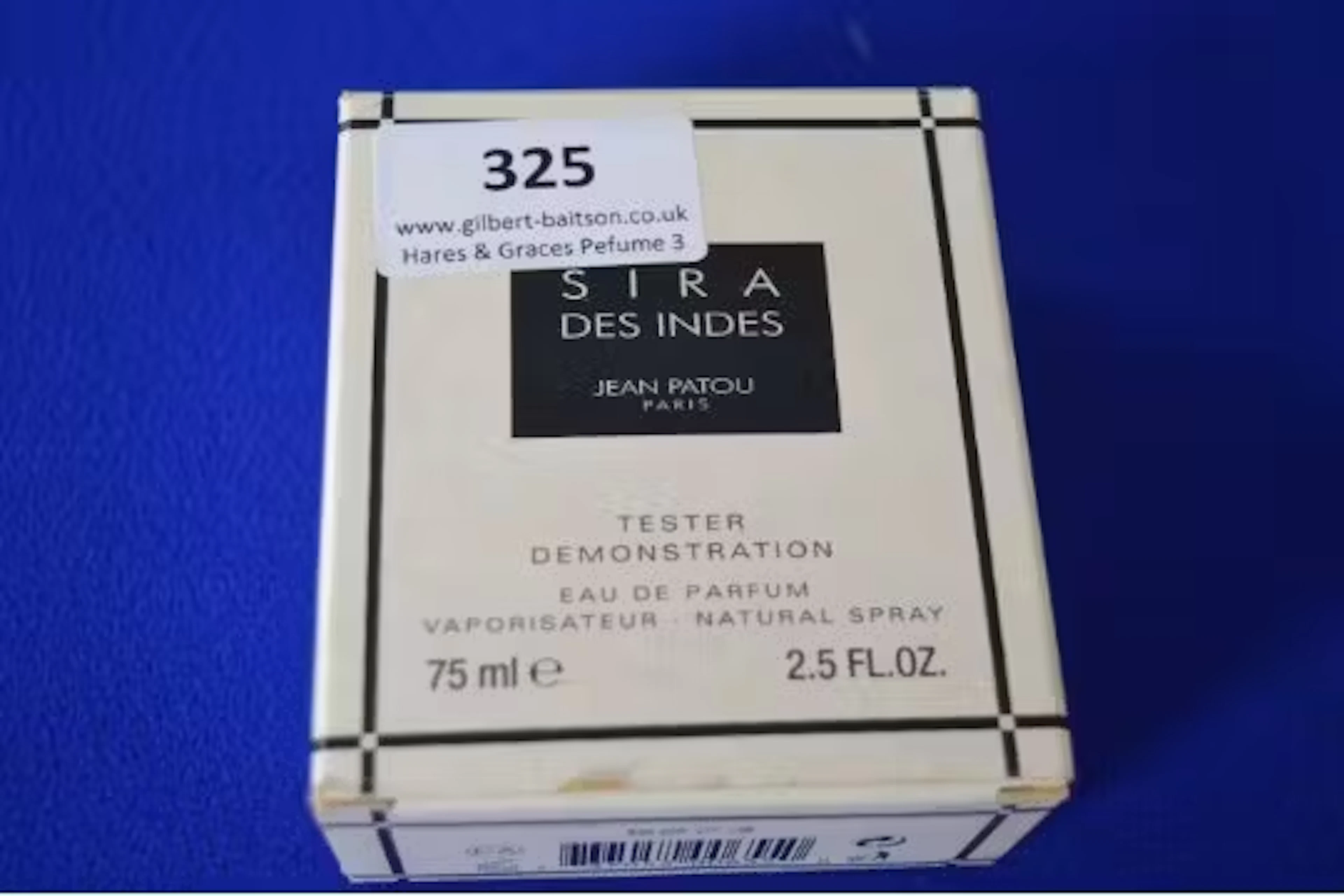 Jean Patou Sira des Indes 75ml EDP Tester