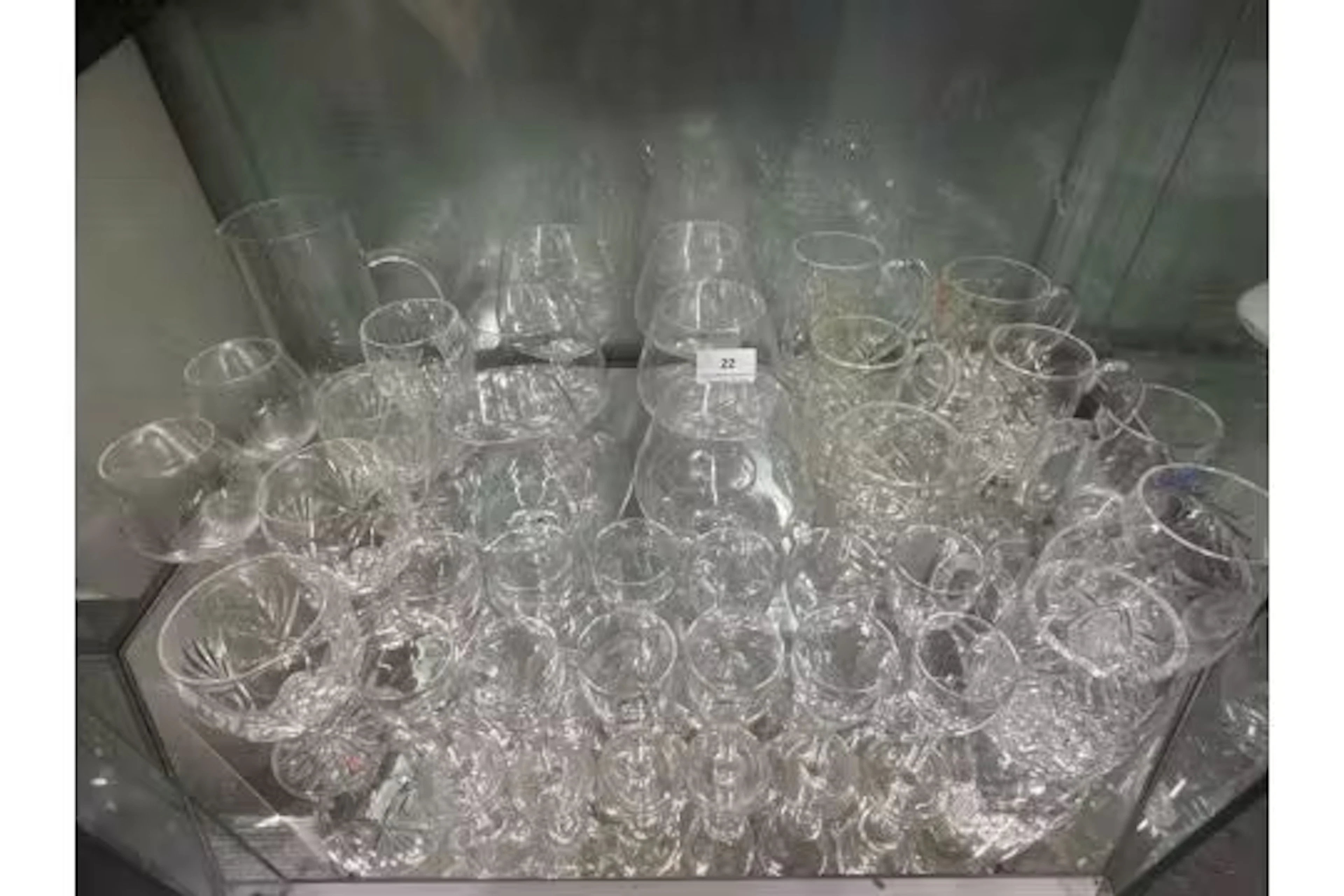 Quantity of glasses, tankards and a jug
