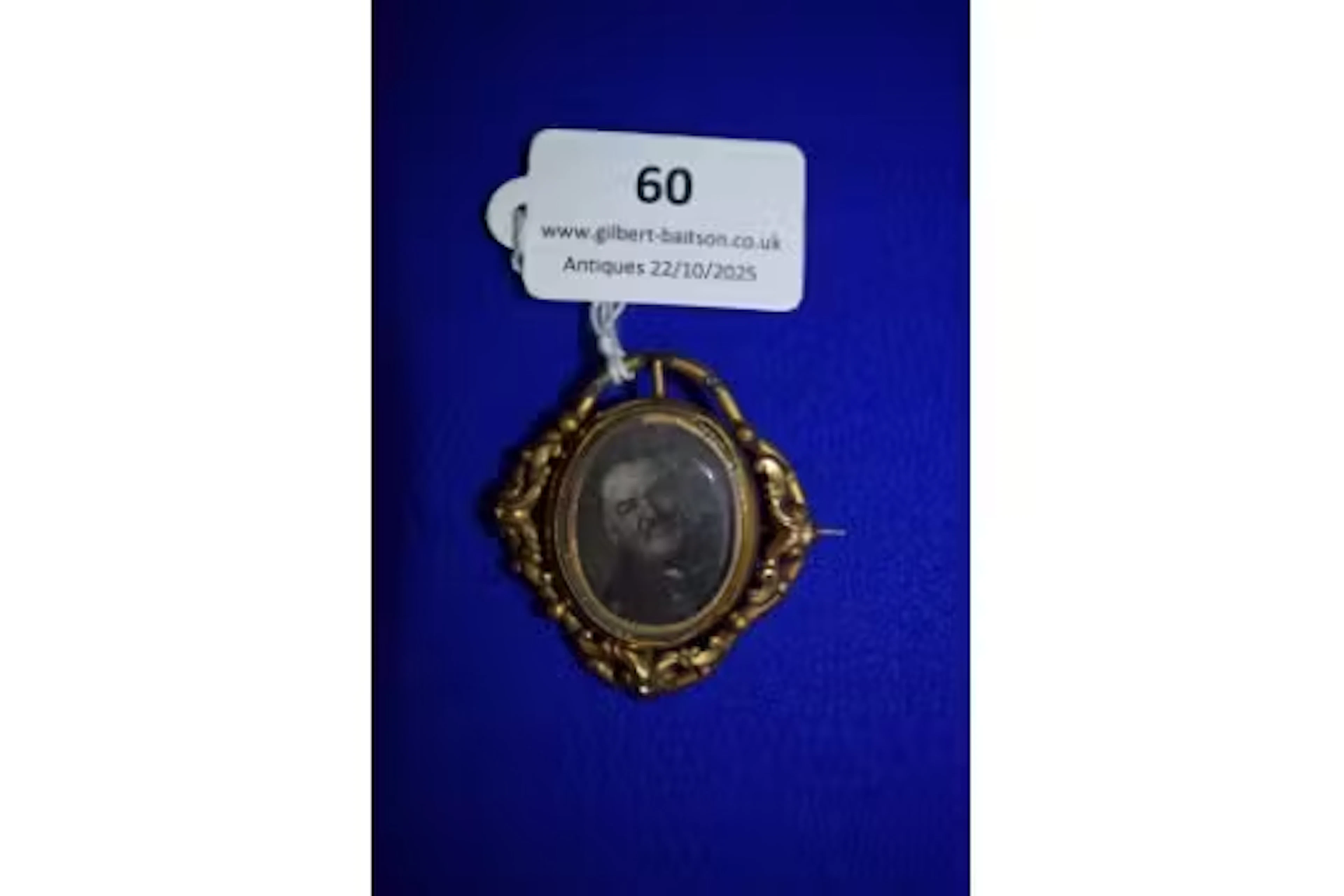 Victorian Hinged Back Double-Sided Brooch