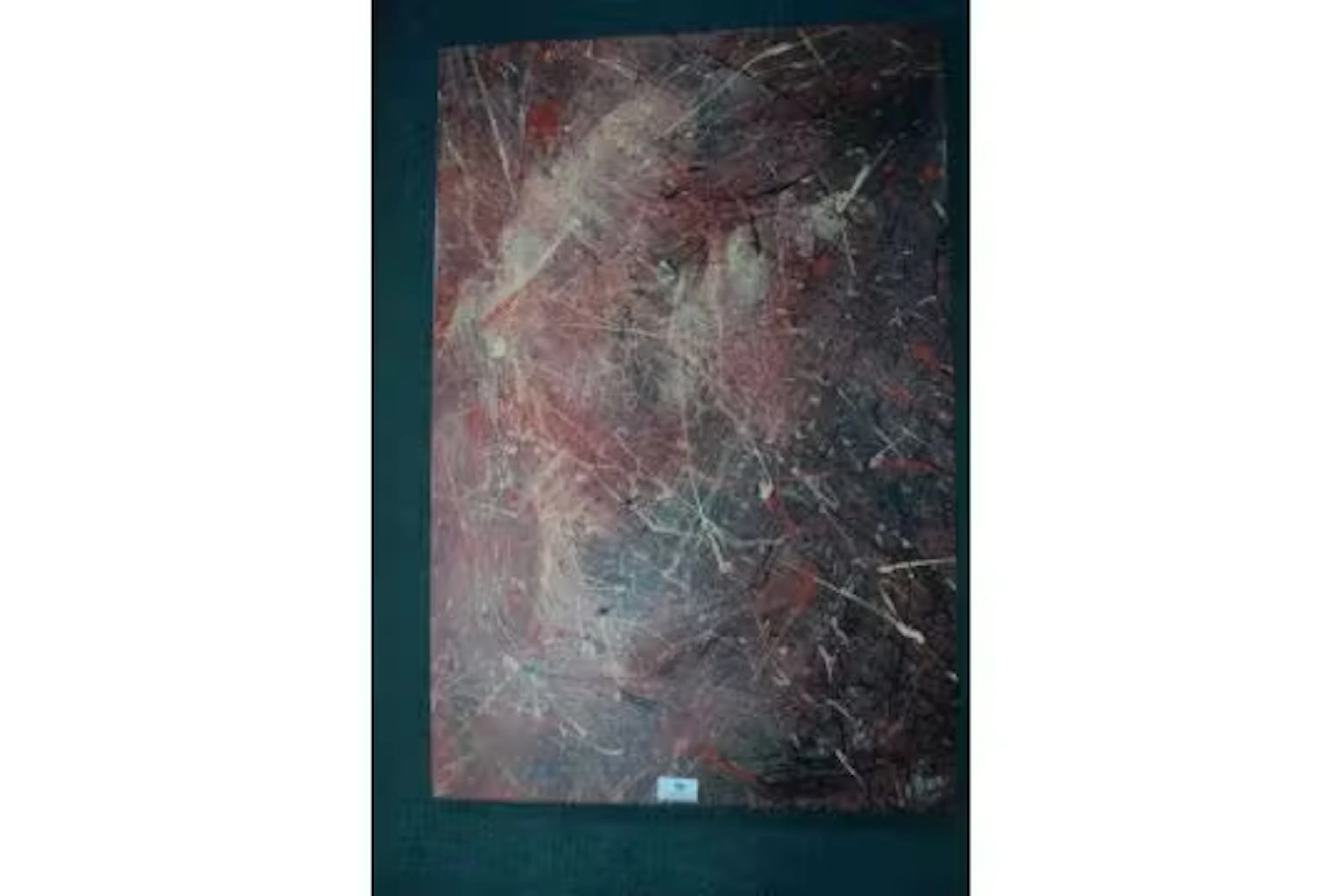 Abstract acrylic on Canvas 'Stink of Pink' signed