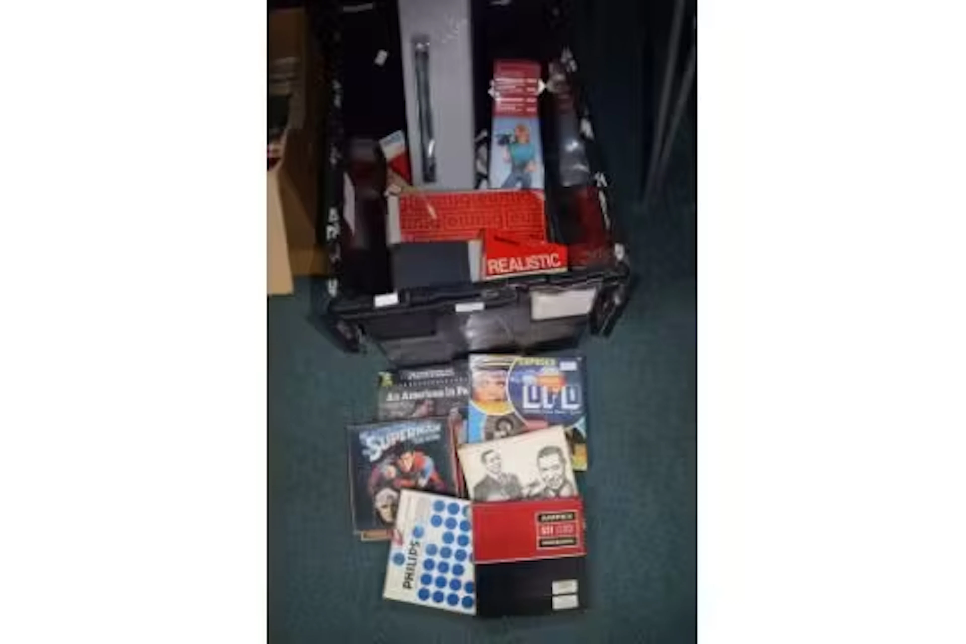 Vintage Reel-to-Reel Tapes Including UFO and Superman Movies, etc.