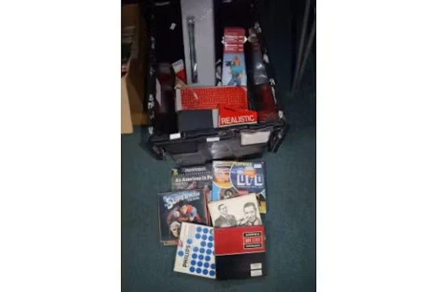 Vintage Reel-to-Reel Tapes Including UFO and Superman Movies, etc.