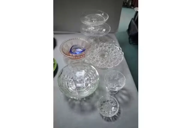 Vintage Pressed Glass Cake Stands etc.