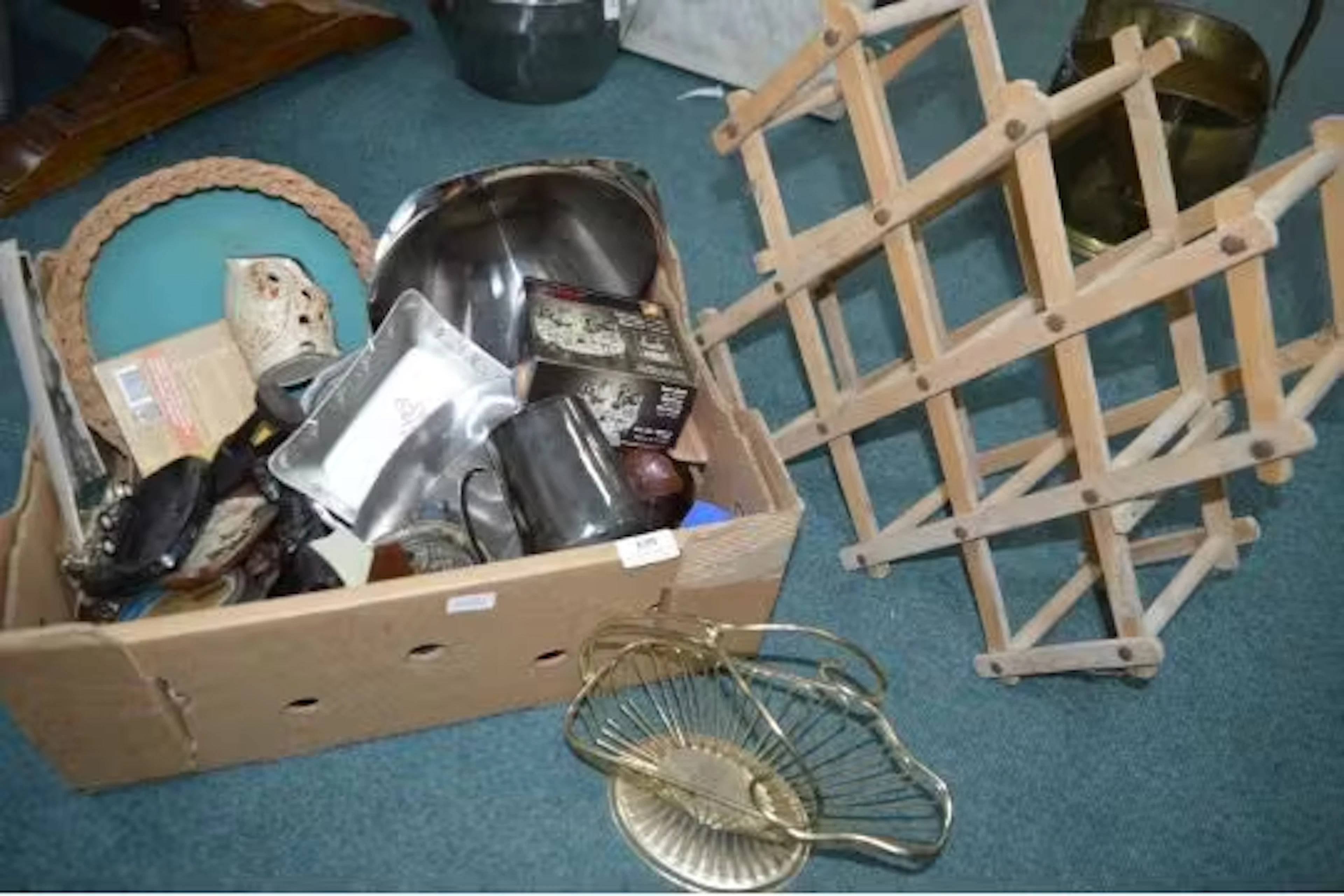 Household Goods, Decorative Items, Wine Rack, etc.