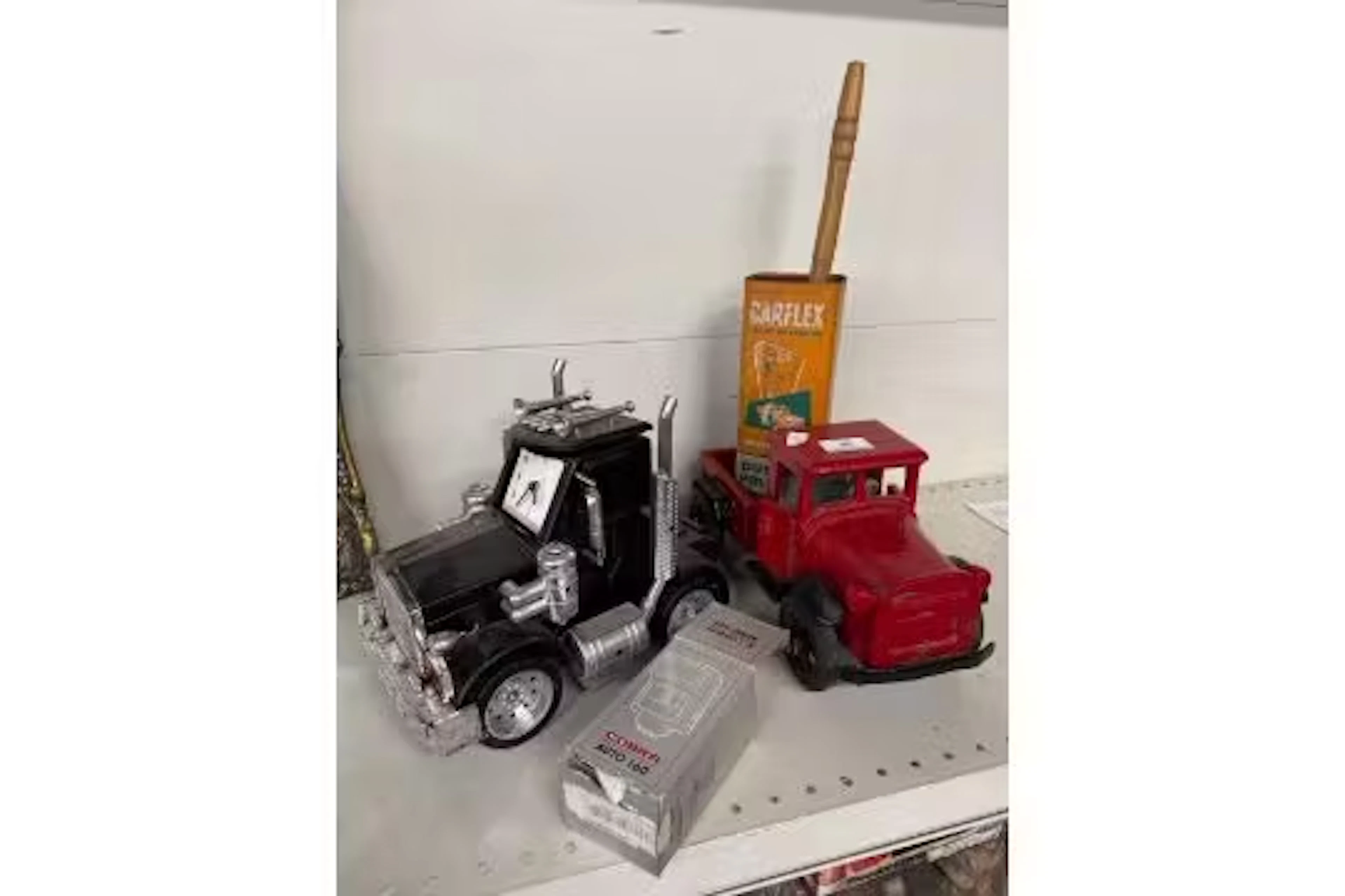 Model cars and vintage car accessories