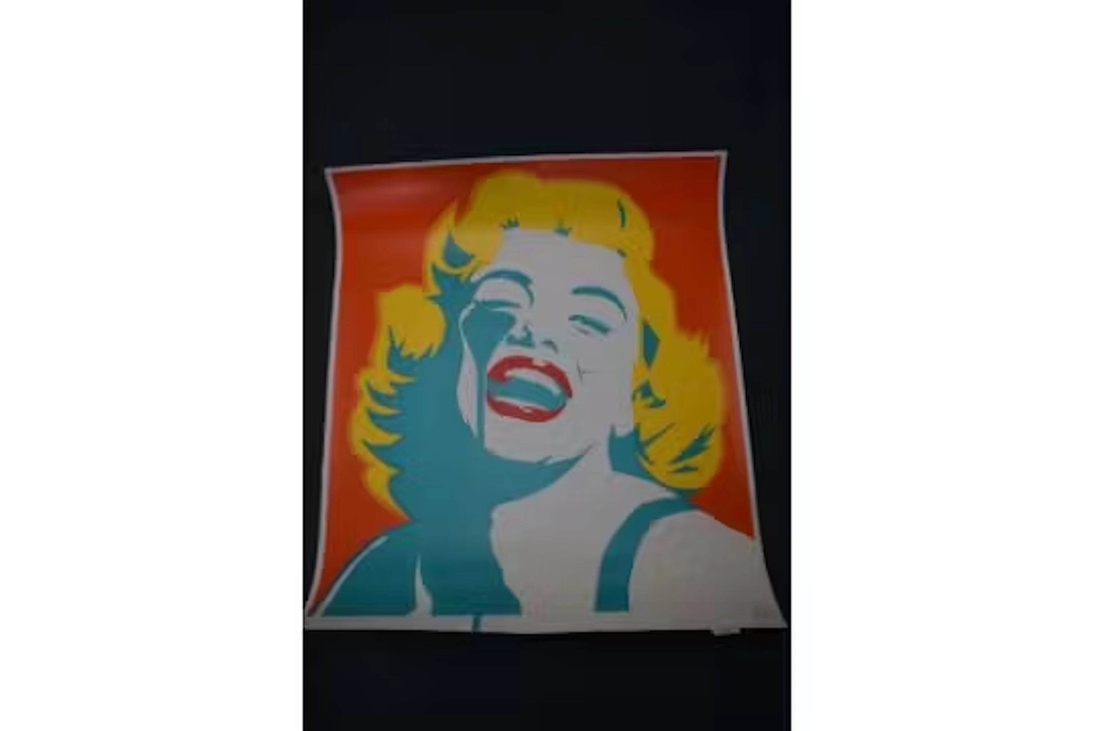 Marilyn Monroe by Pure Evil signed artist proof wi