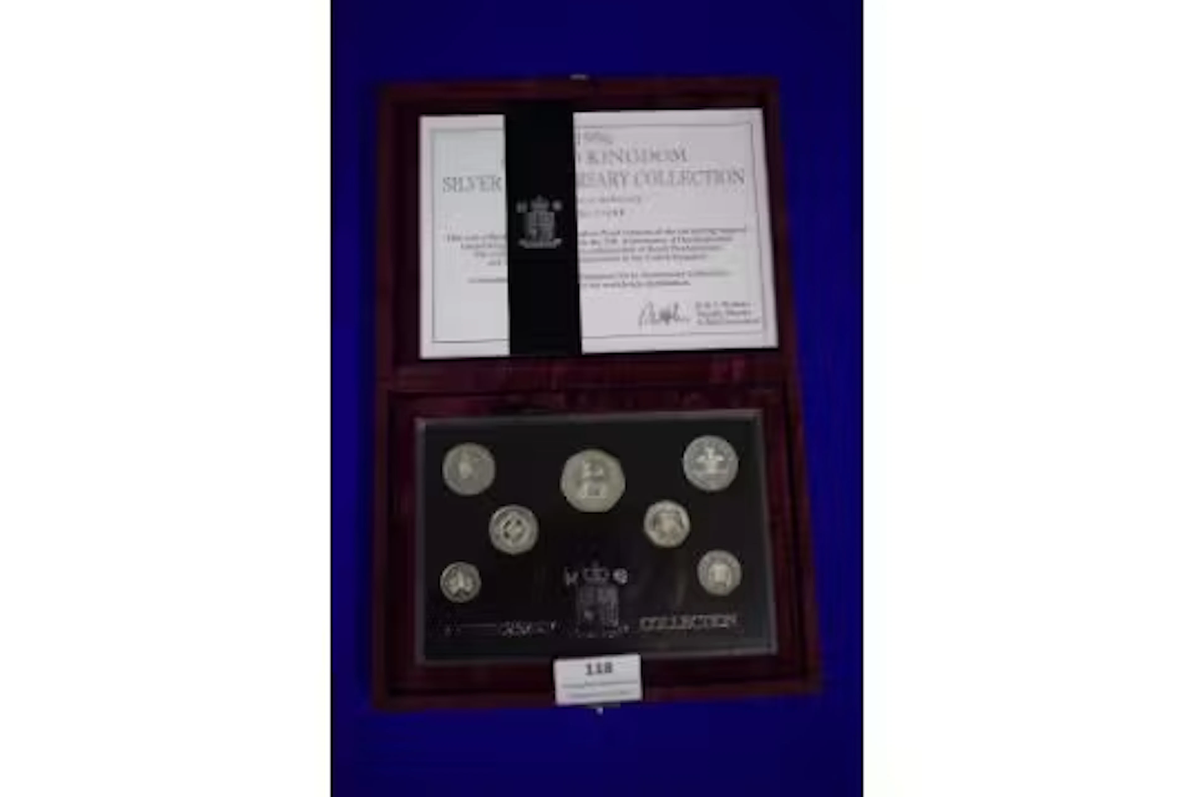 Royal Mint 1996 UK Silver Anniversary Coin Collection Cased Set of
