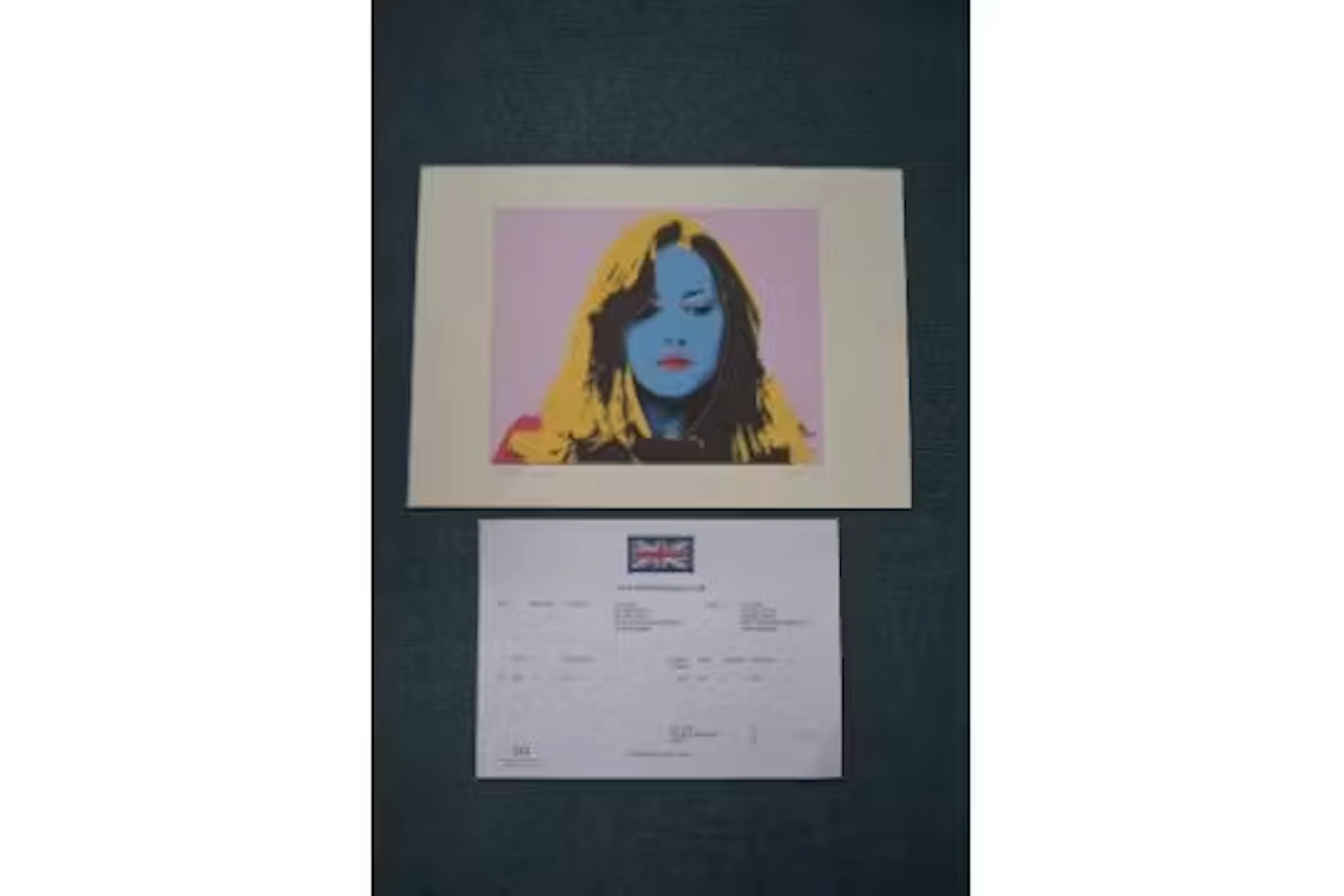 'Kate' by Alky Gicee print signed 16/25 with sales