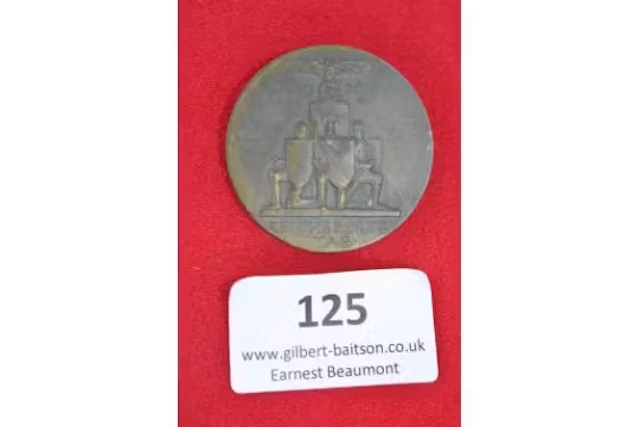A German Third Reich Reichsparteitag Commemorative Badge, large round