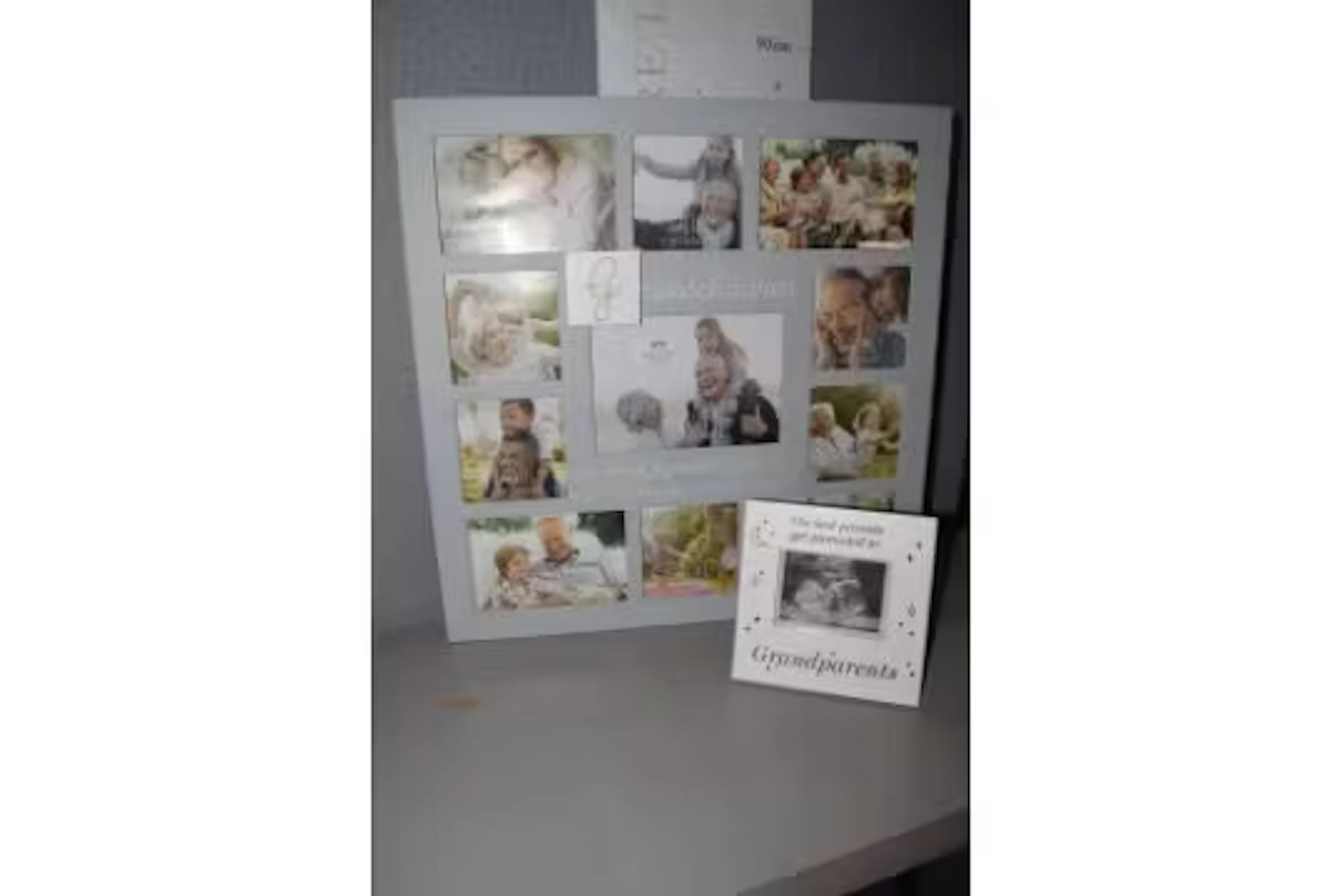 *Grandchildren Collage Frame, and Grandparent Baby Scan Photo Frame