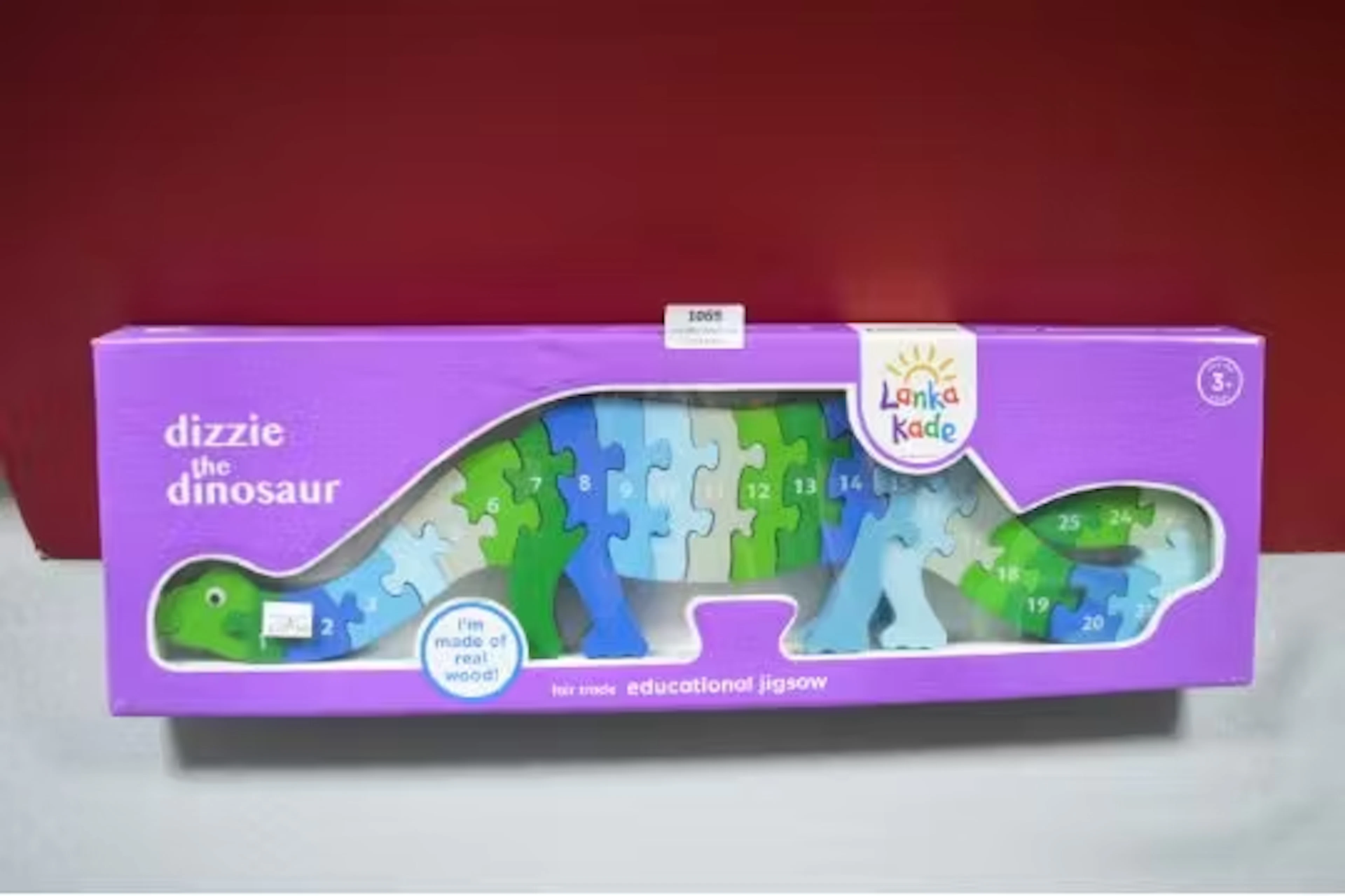 *Lanka Kade Dizzy the Dinosaur Fair Trade Educational Jigsaw
