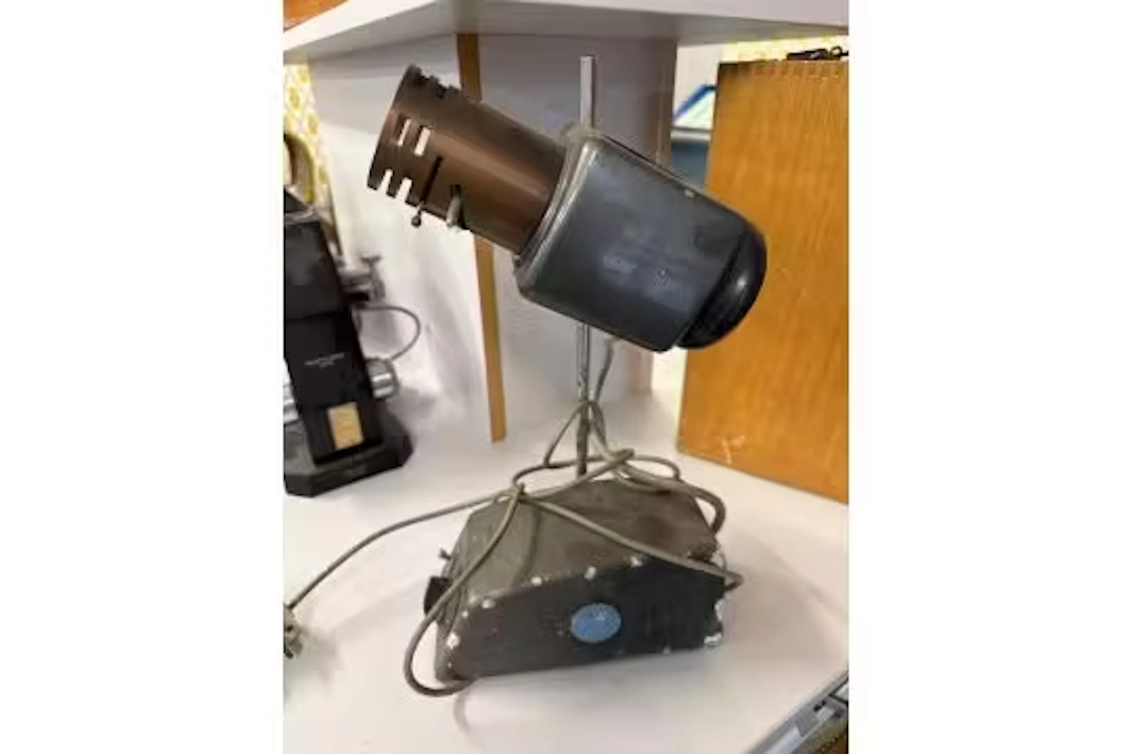 Vintage C. Baker Focussing Spot Lamp