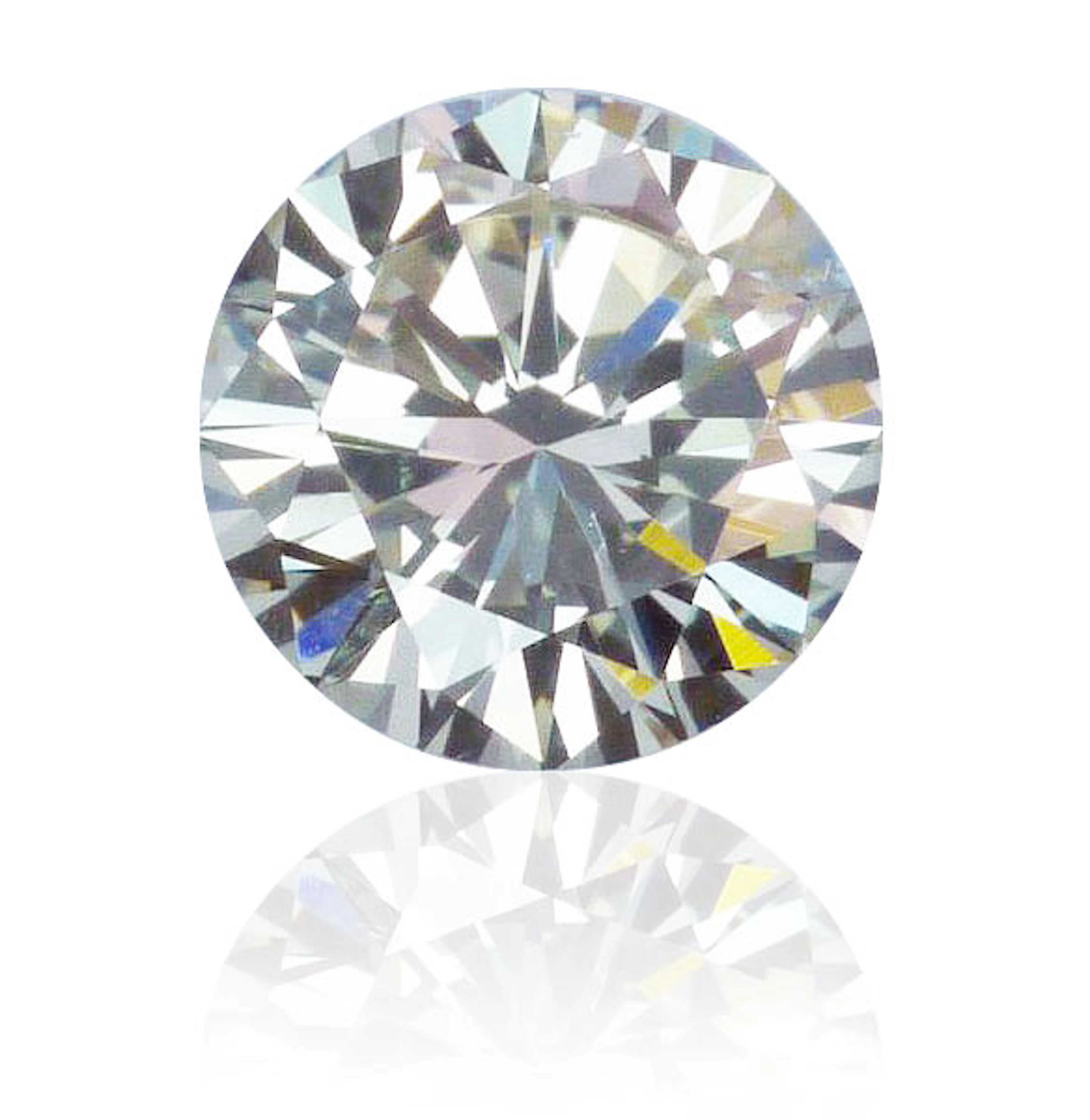 3,68 ct Brillant very light yellow N,O vvs2 mit Zertifikat DPL