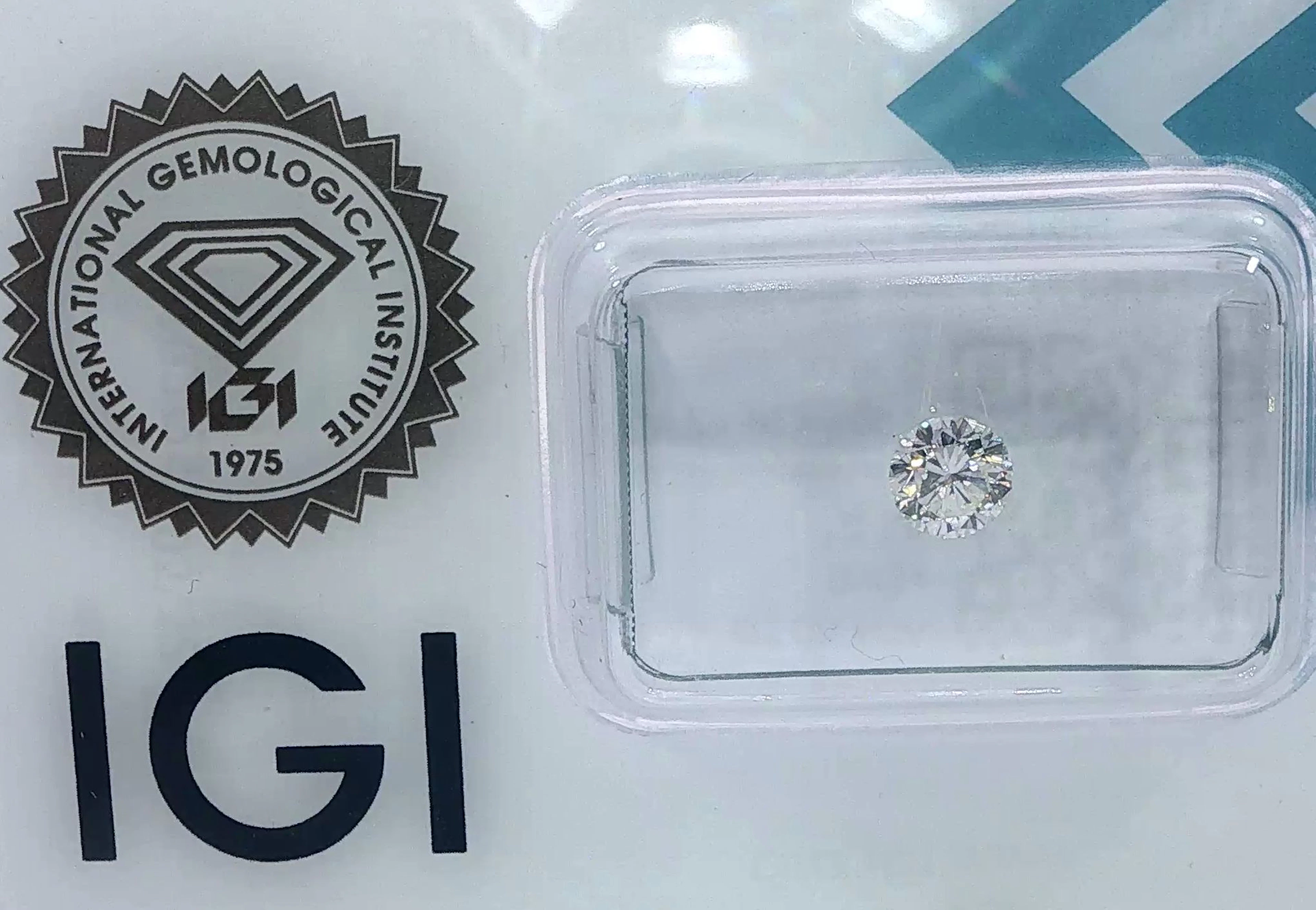 0.36 Ct Diamant Brillant H VS2 IGI| Diamanten Brillanten