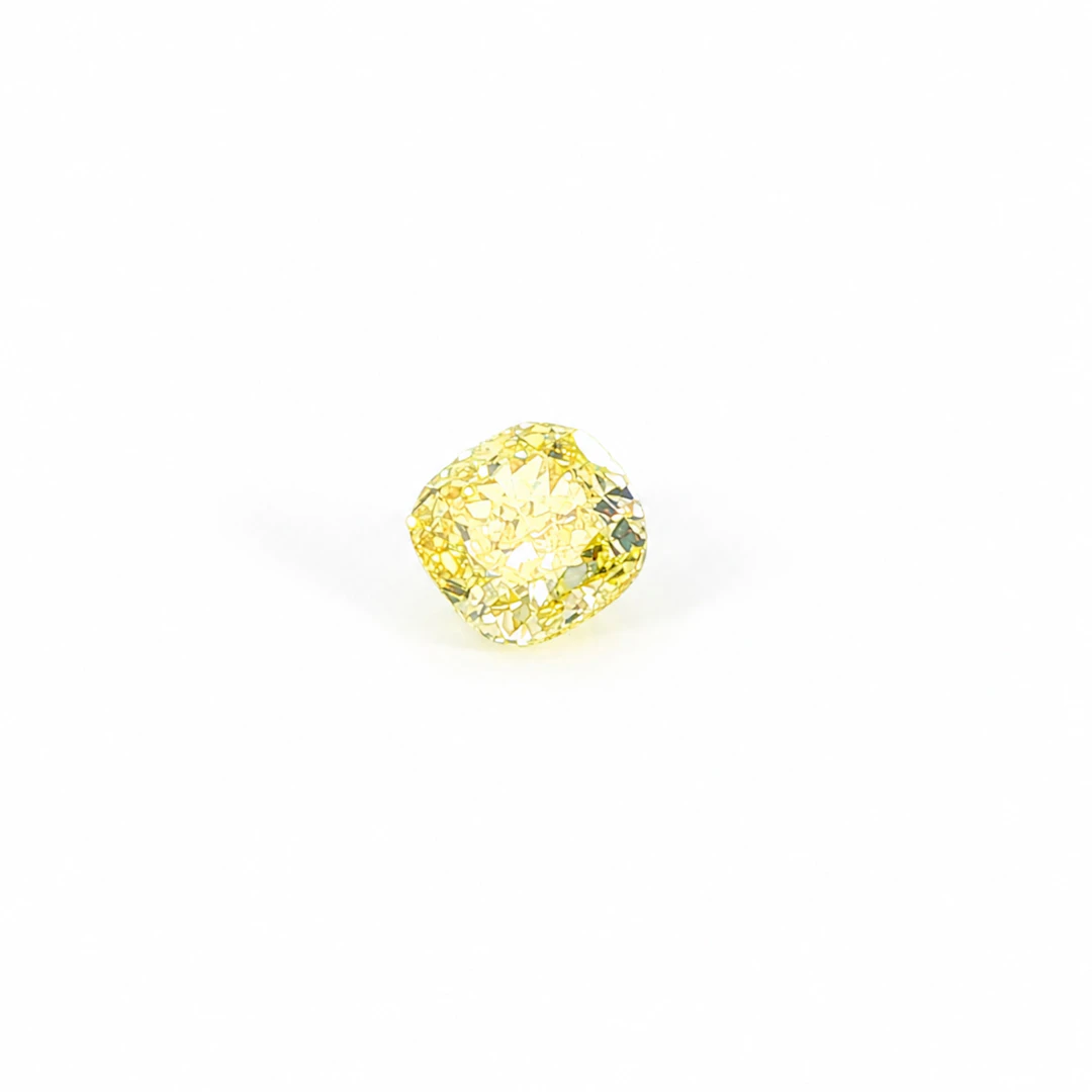 1,010 ct Diamant im Kissenschliff vivid yellow si1 GIA2155112230
