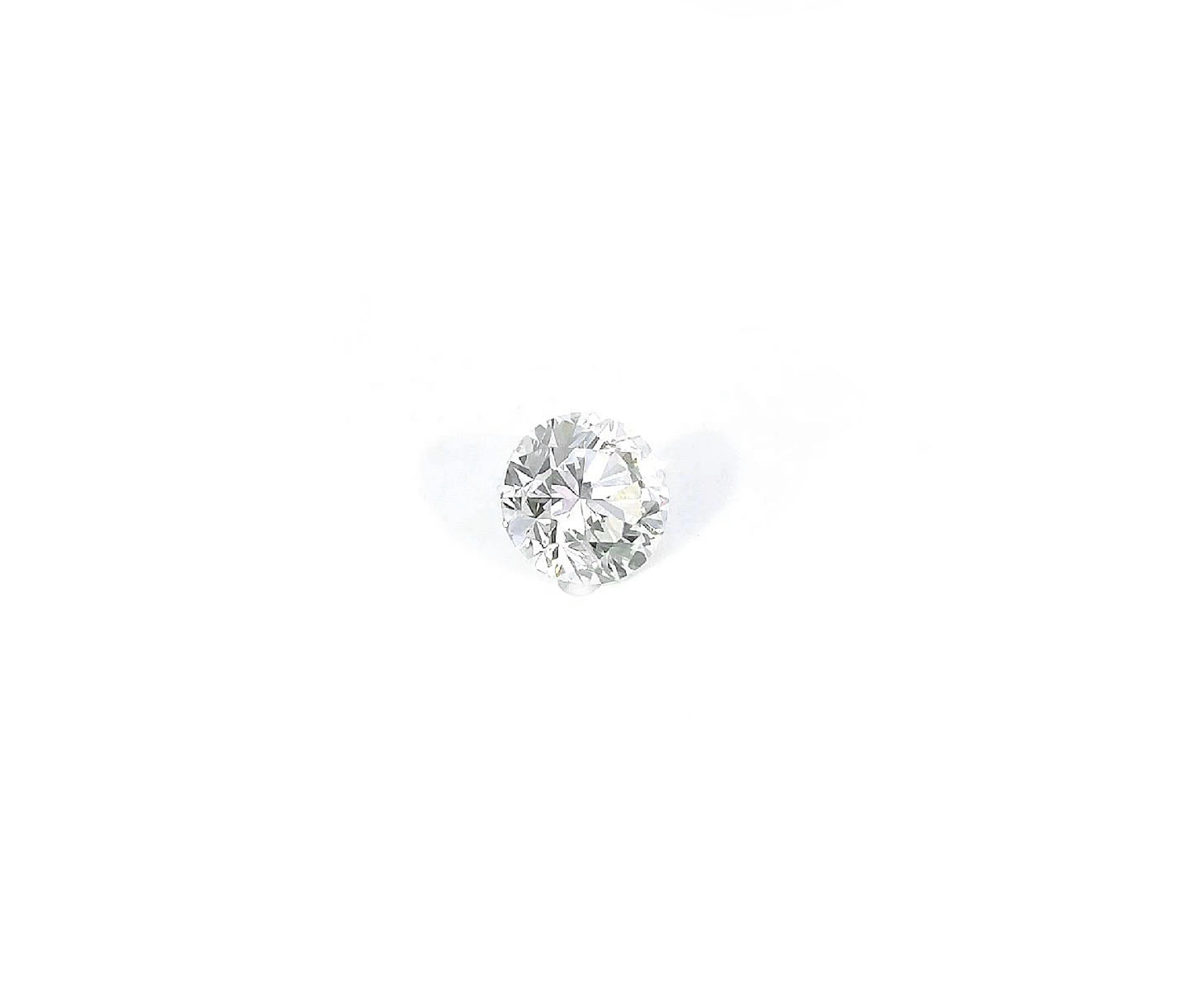 1,002ct Brillant mit facettierter Rundiste Lupenrein/top Crystal UV Fl