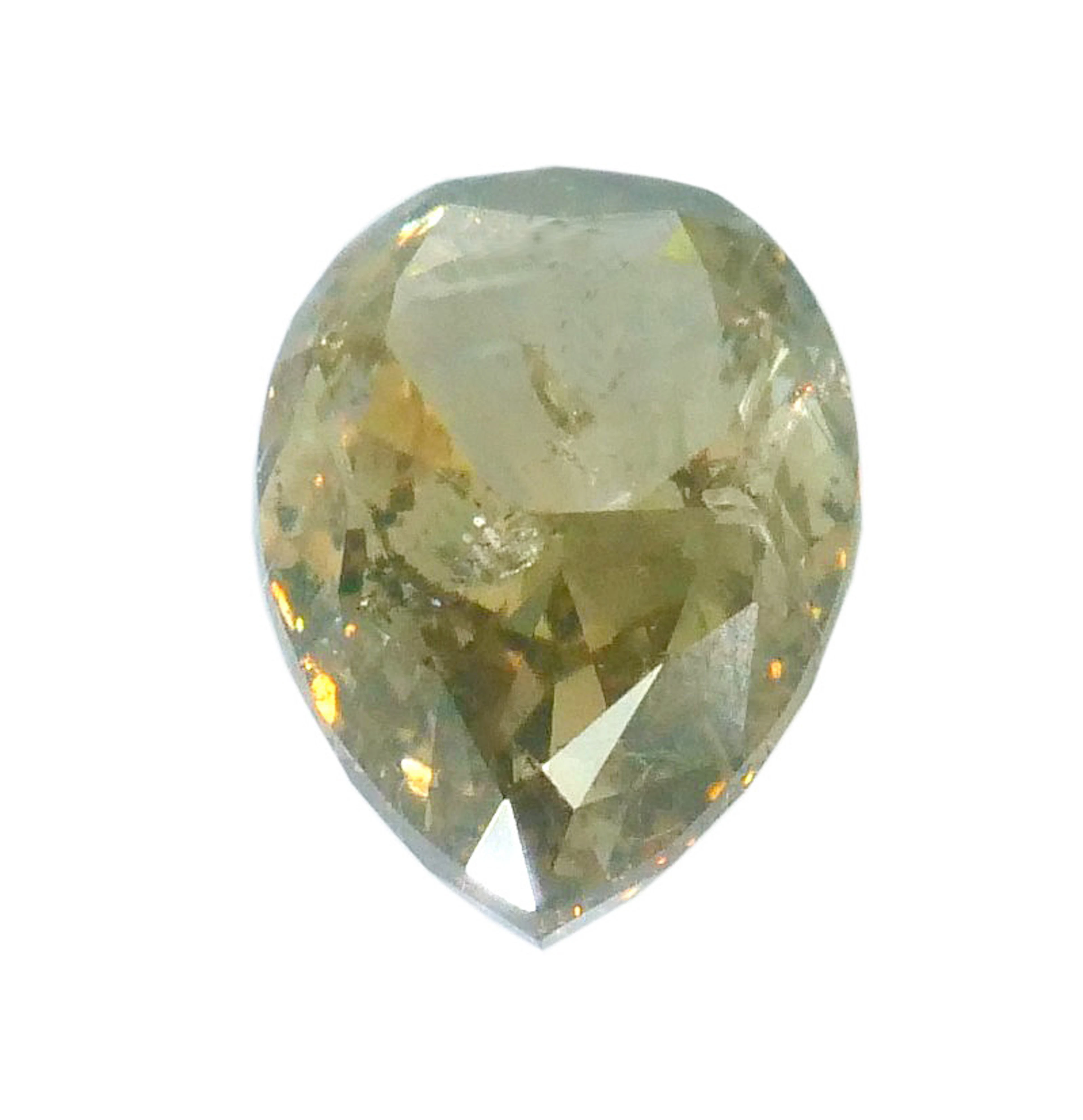 1,19ct Diamanttropfen hell braun/si2 mit IGI Zertifikat|Diamanten