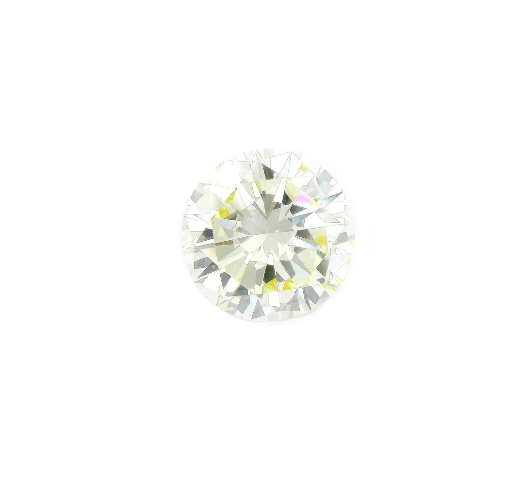 5,92 ct Brillant Fancy light yellow, natural colour Lupenrein mit