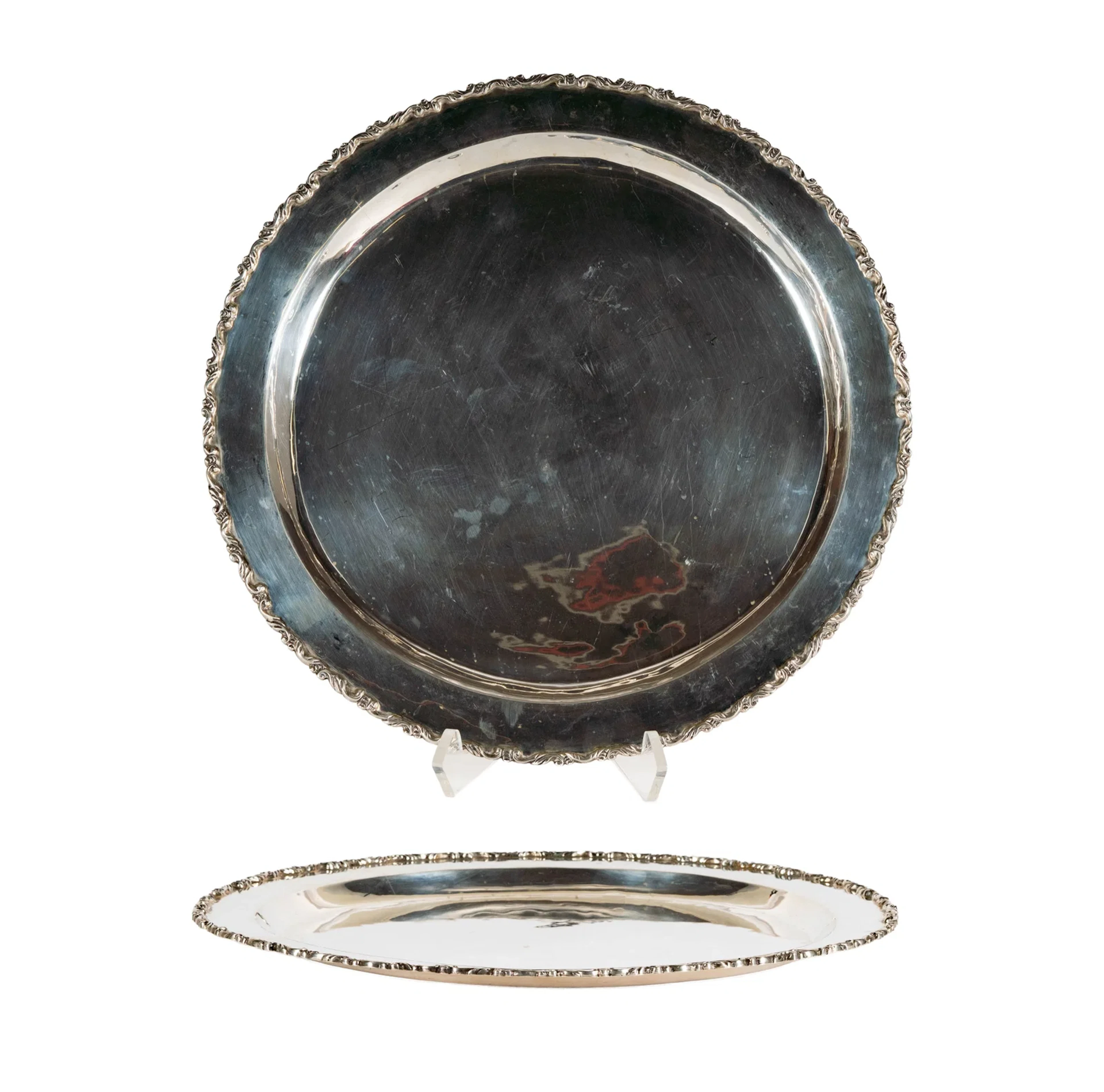 A Sterling Silver Round Tray