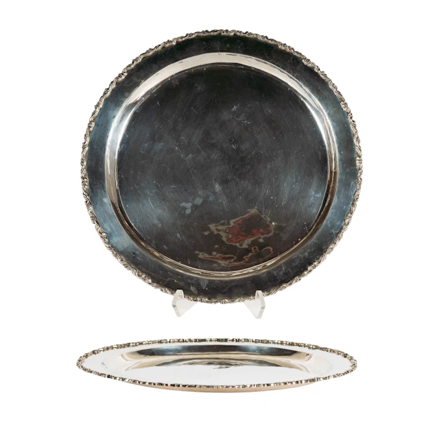 A Sterling Silver Round Tray