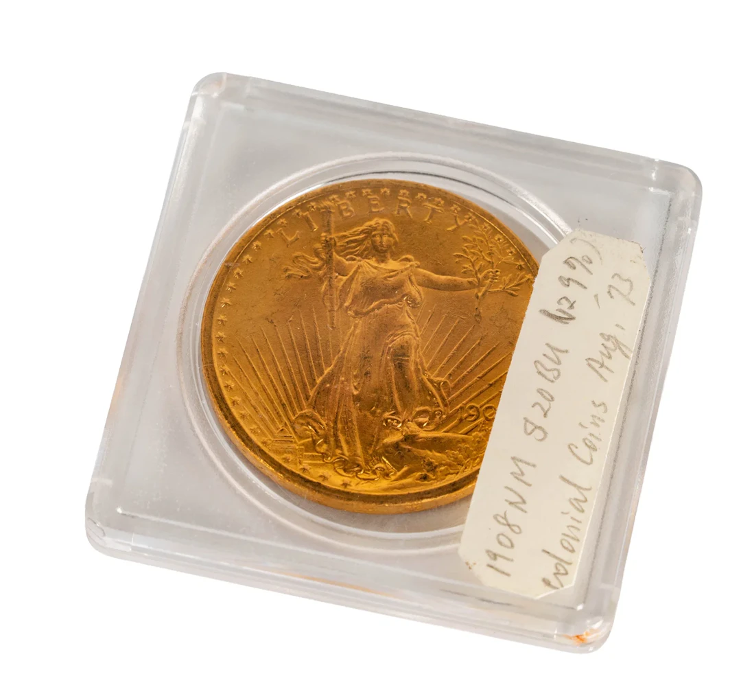 1908 US $20 Double Eagle Gold Coin