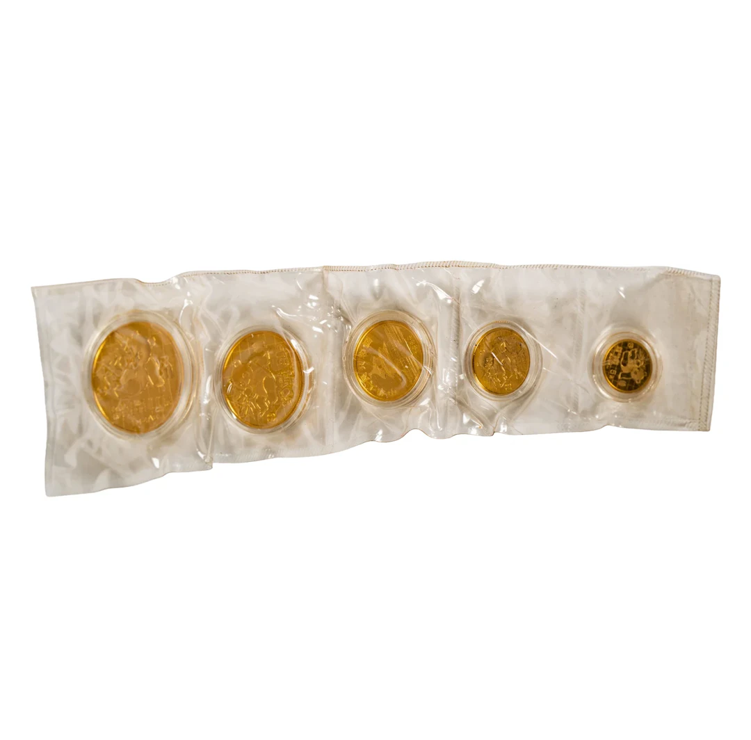 1989 Chinese Gold Panda Set