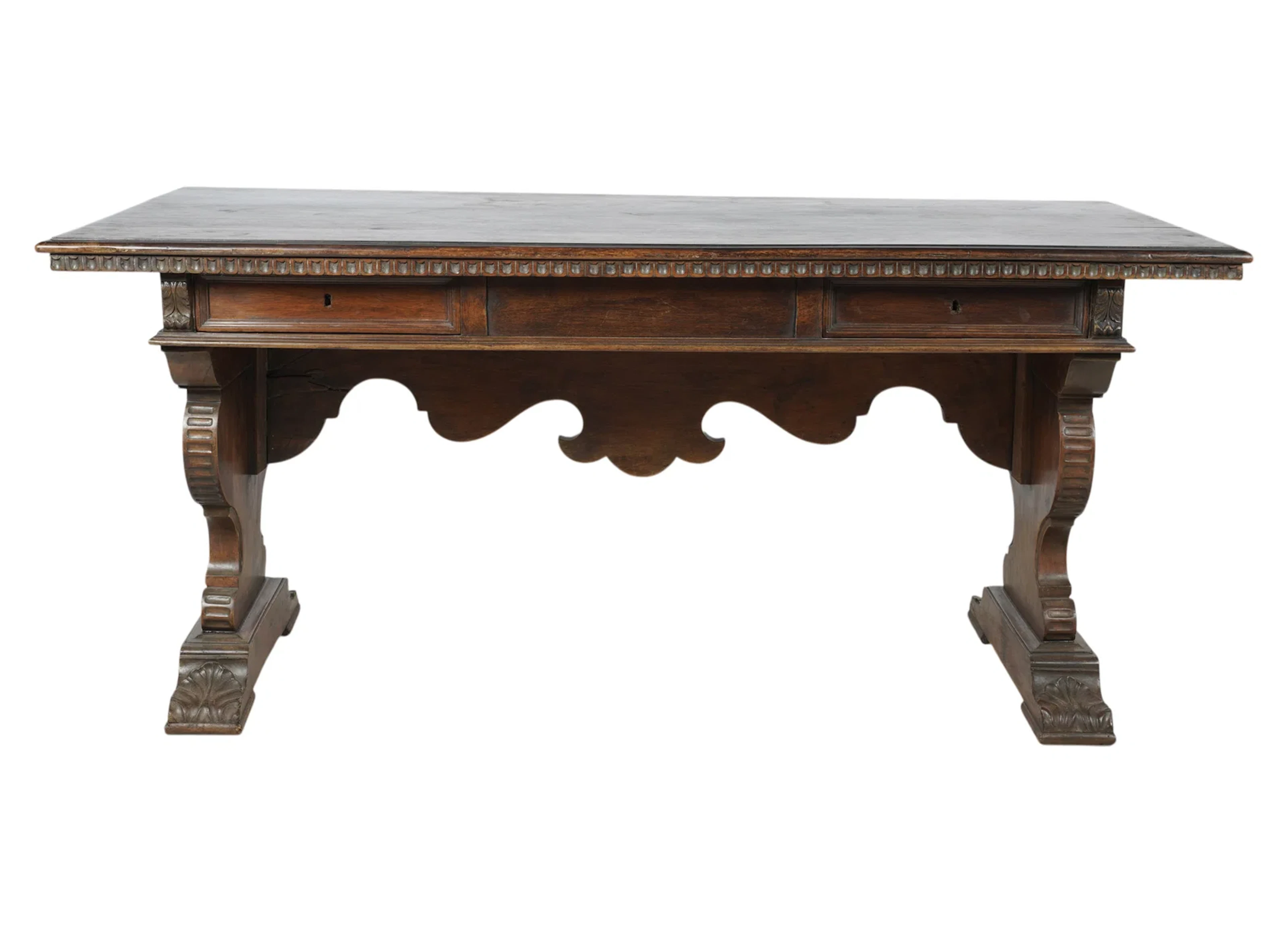 An Italian Renaissance-Style Trestle Table