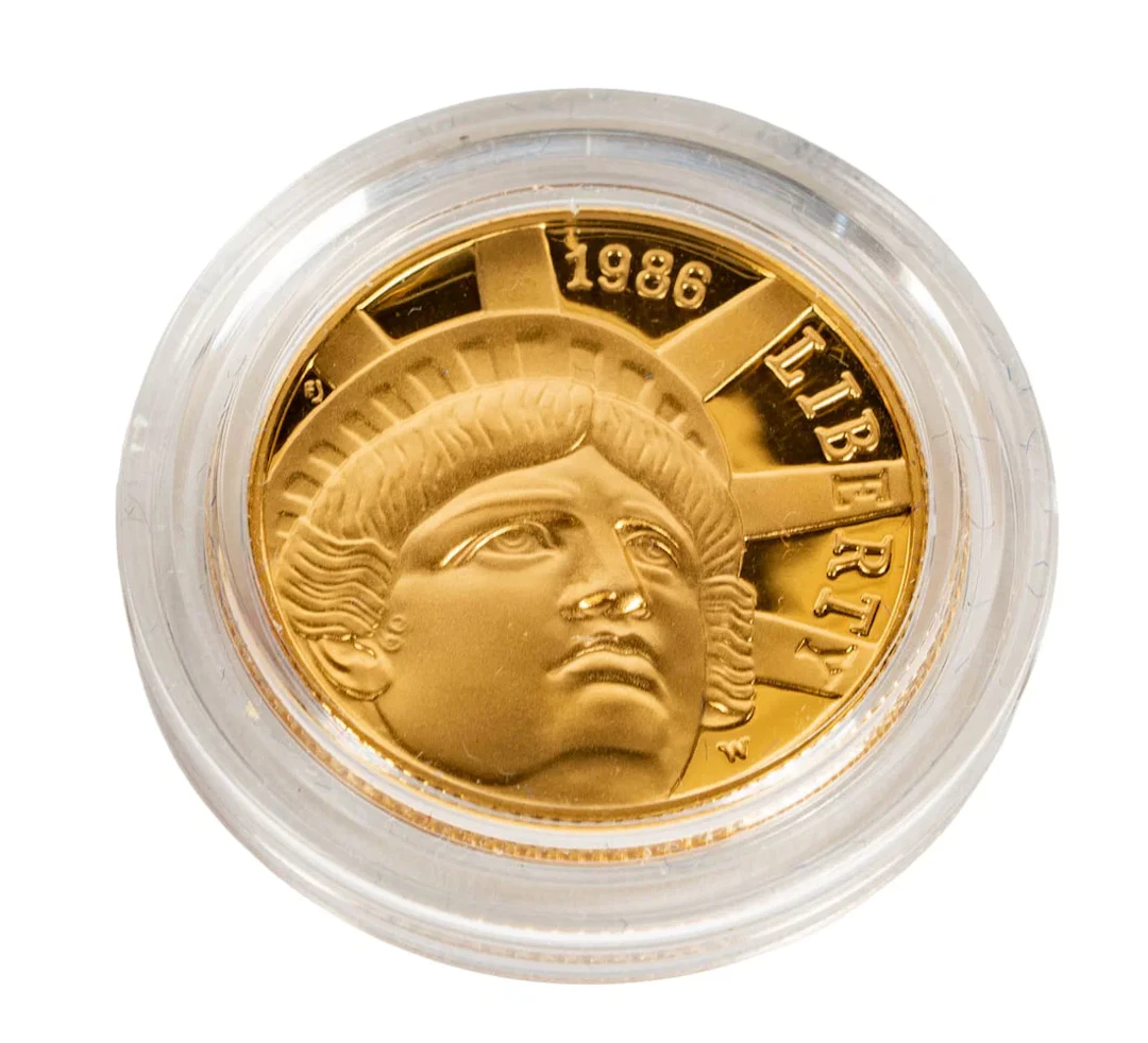 1986 Statue of Liberty $5 Gold Coin