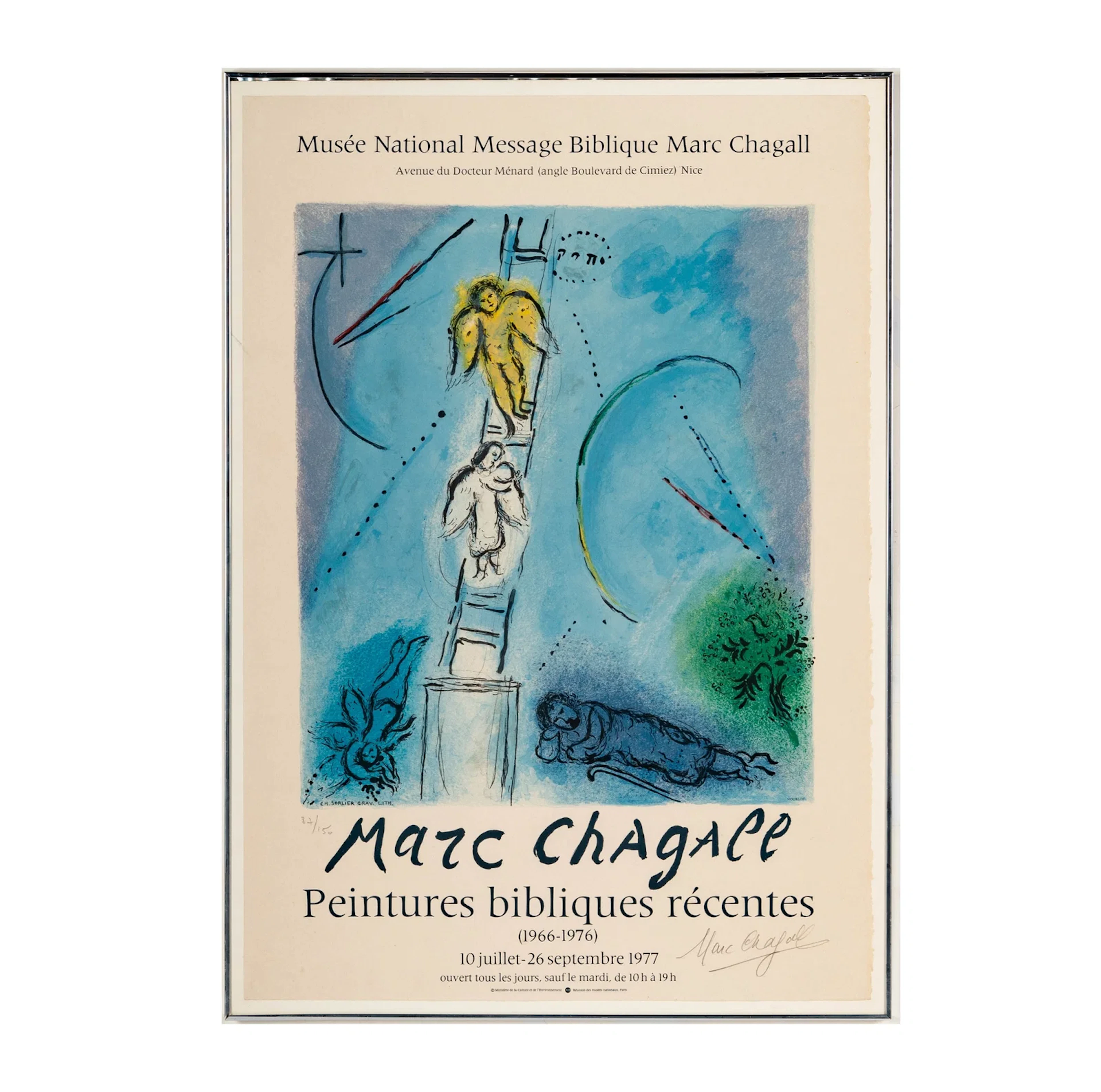 After Marc Chagall by Charles Sorlier: Jacob's Ladder
