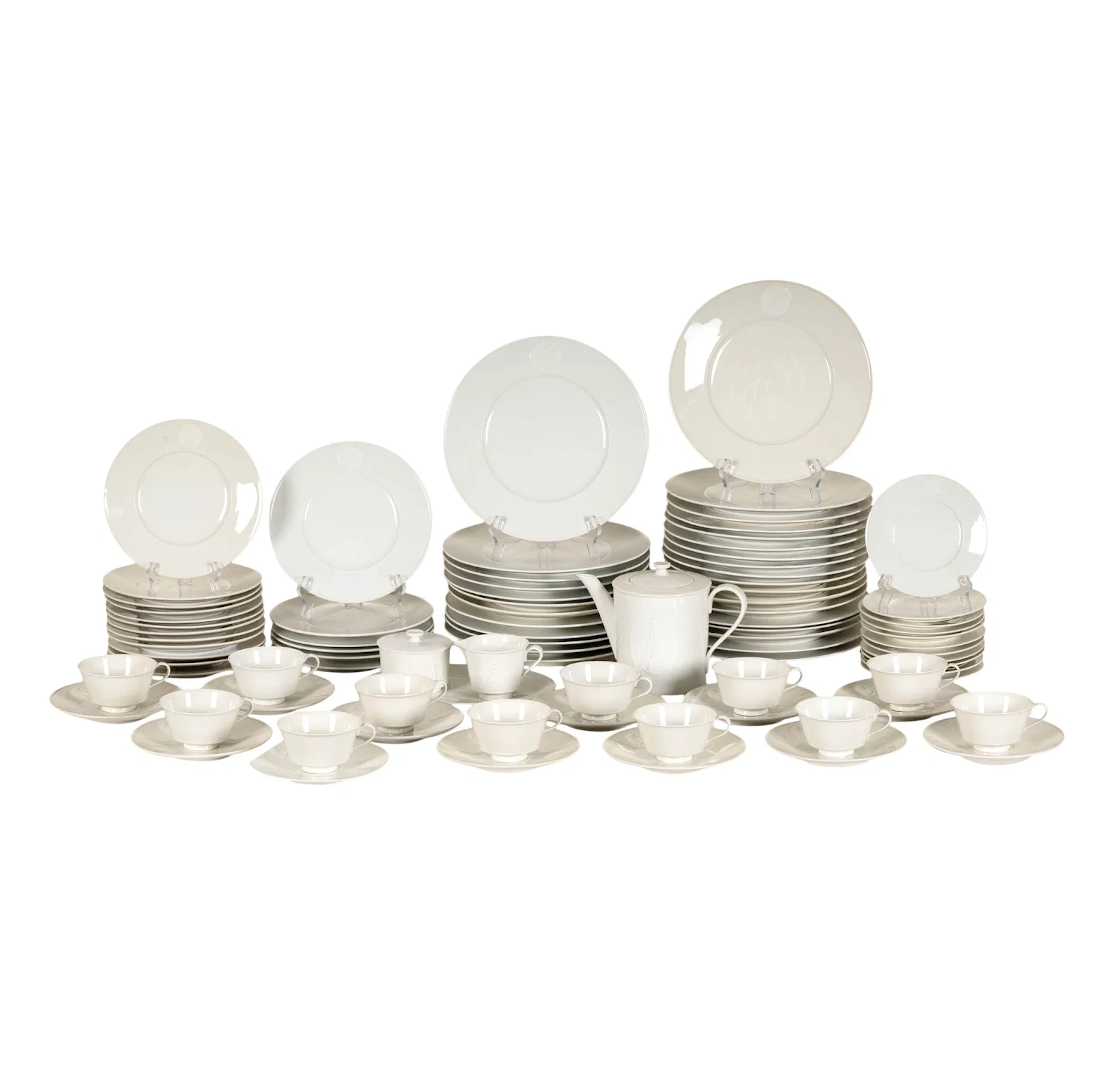 A KPM Porcelain Arcadia Dinner Service