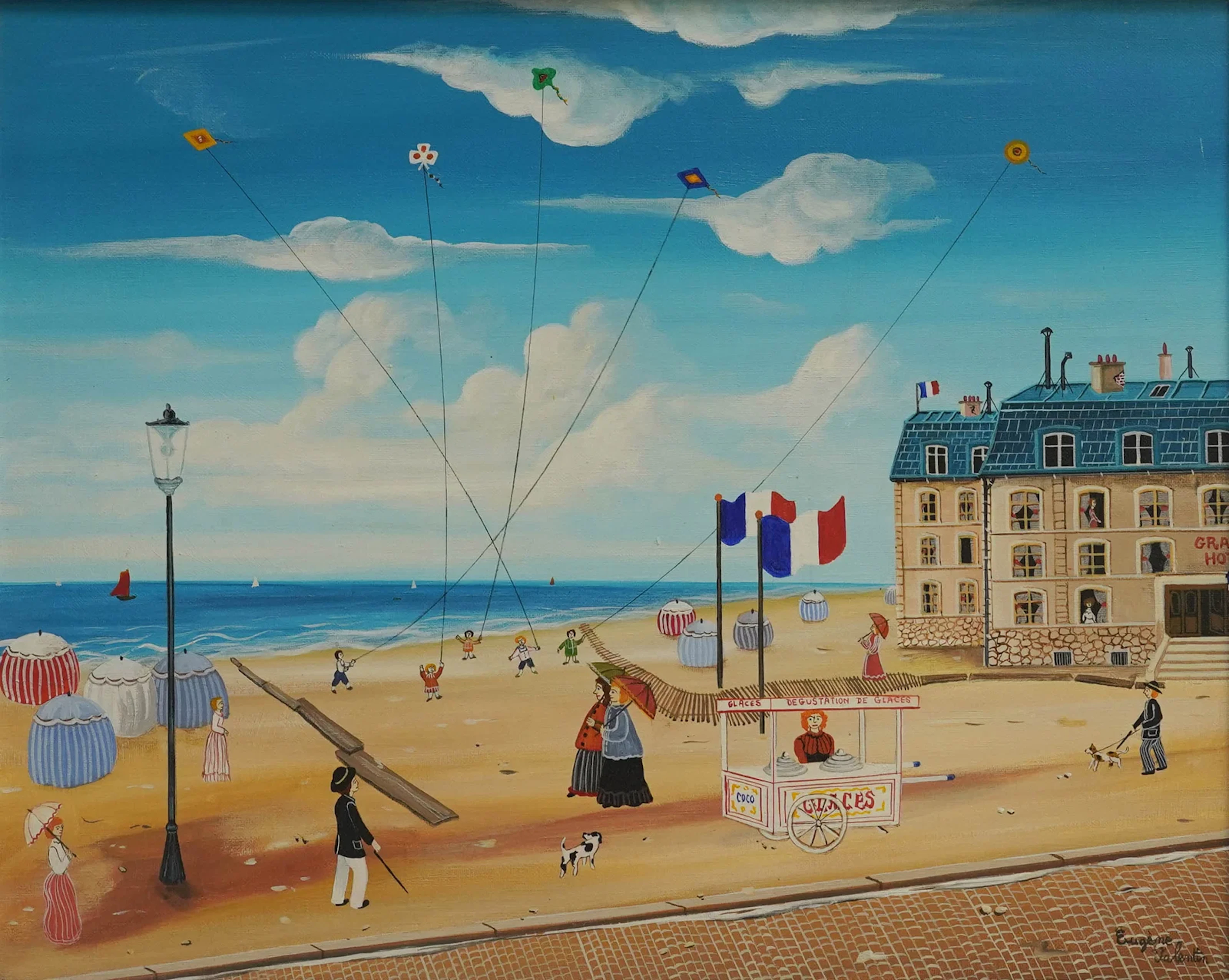French Beach Scene