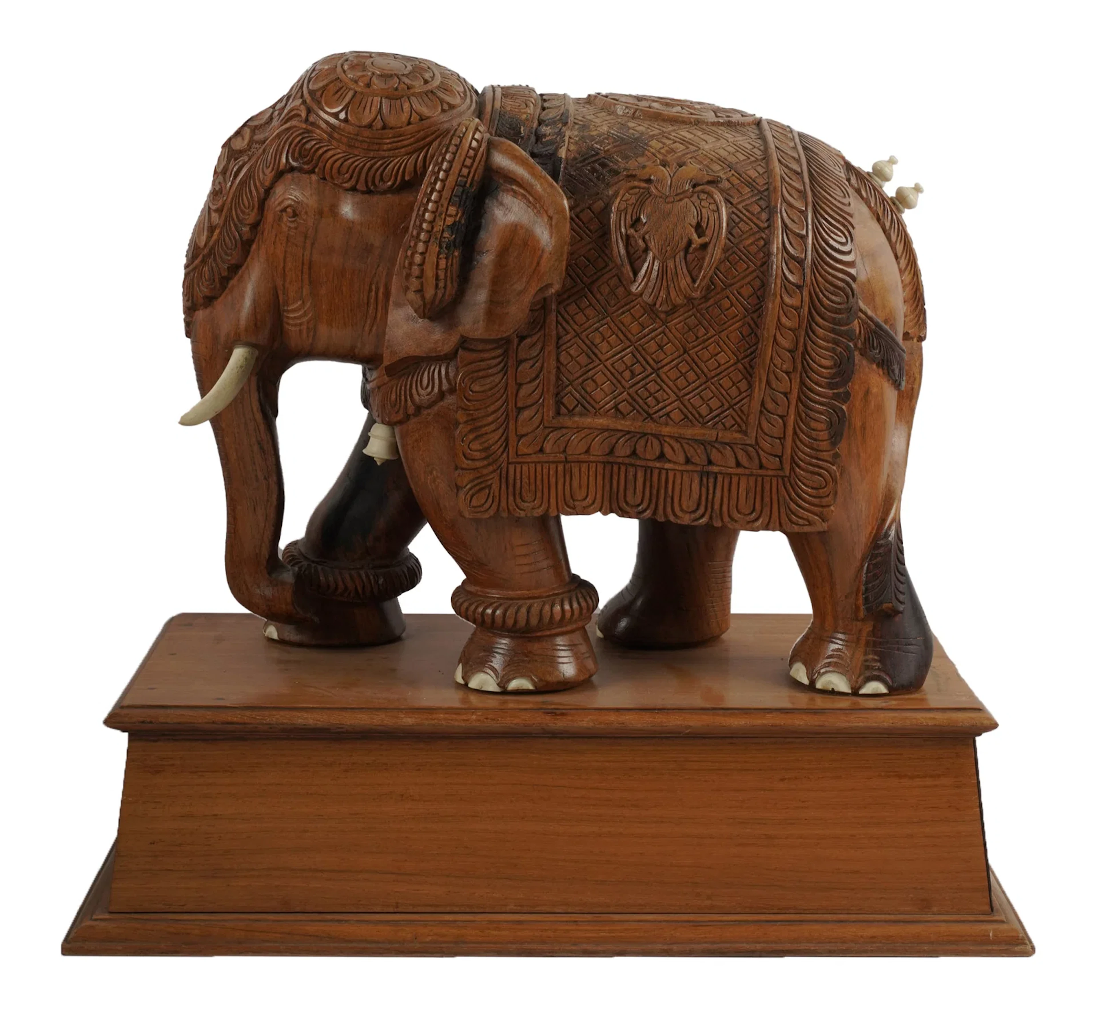 Carved Wood Elephant